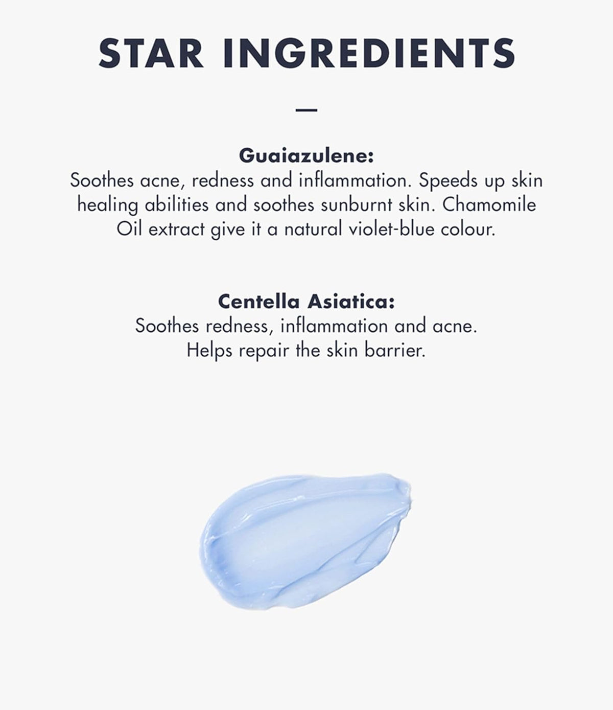 DearKlairs] 0.7 ounce Midnight Blue Calming Cream, Soothing, Redness Relief Moisturizer, Hydrating