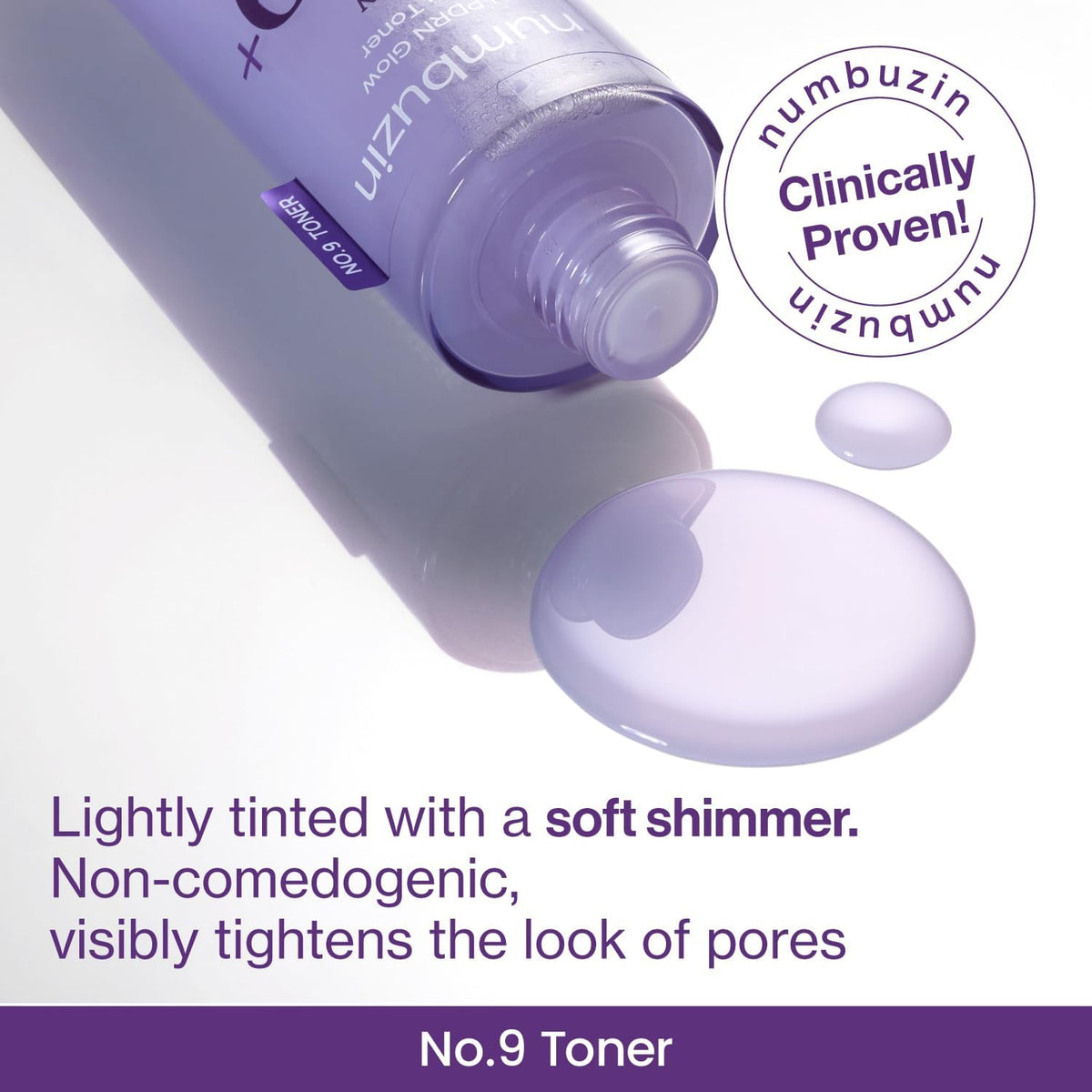 numbuzin No.9 Toner | NAD+ PDRN Glow Boosting Toner | Glowing, Firming, Hydrating, Elasticity
