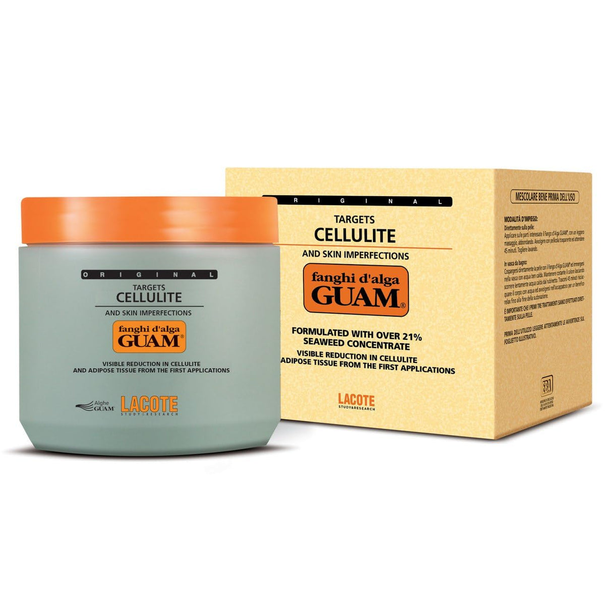 Guam Anti-cellulite Body Wrap, Seaweed Body Wraps for Cellulite on Legs and Thighs, ORIGINAL