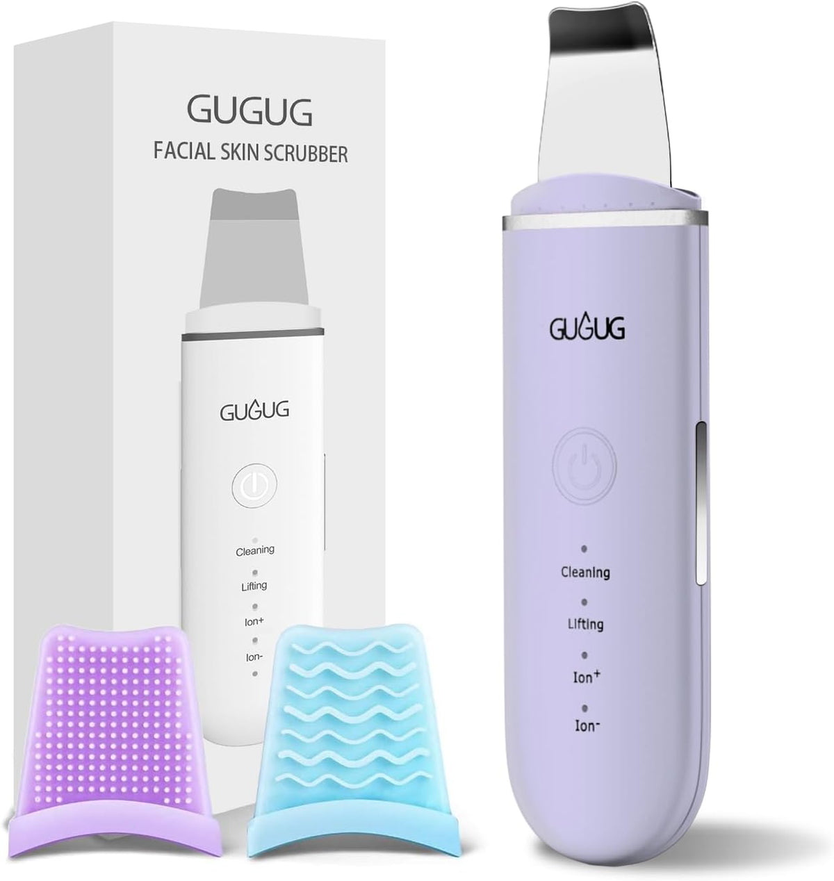 GUGUG Skin Scrubber Face Spatula Skin Spatula Pore Cleaner Blackhead Remover Tools for Facial Deep