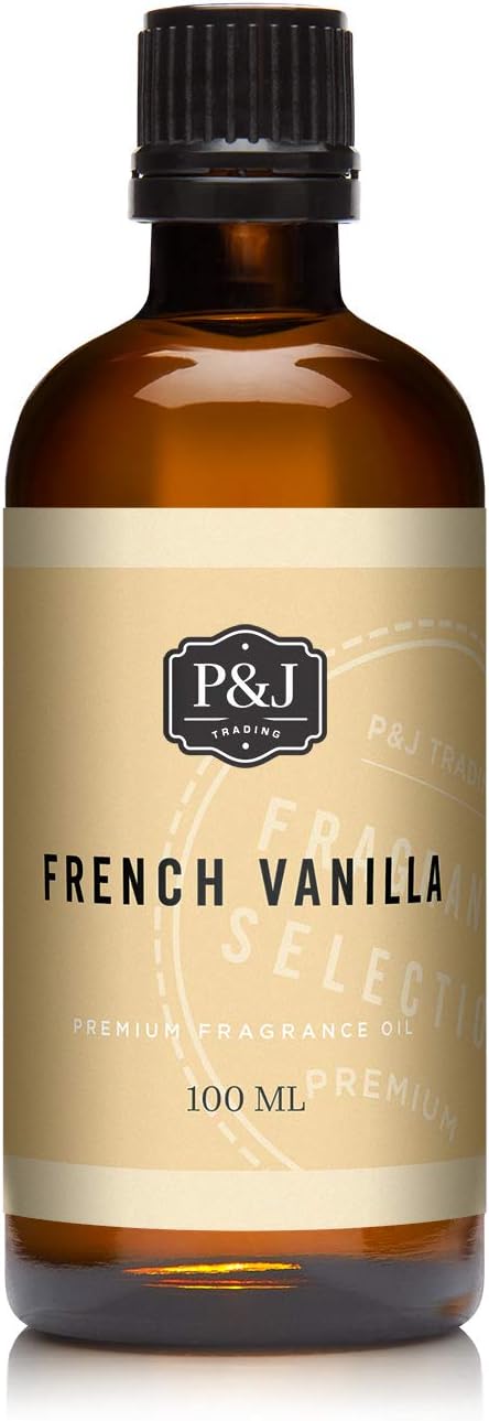 P&J Trading Fragrance Oil | French Vanilla Oil 100ml - Candle Scents for Candle Making, Freshie