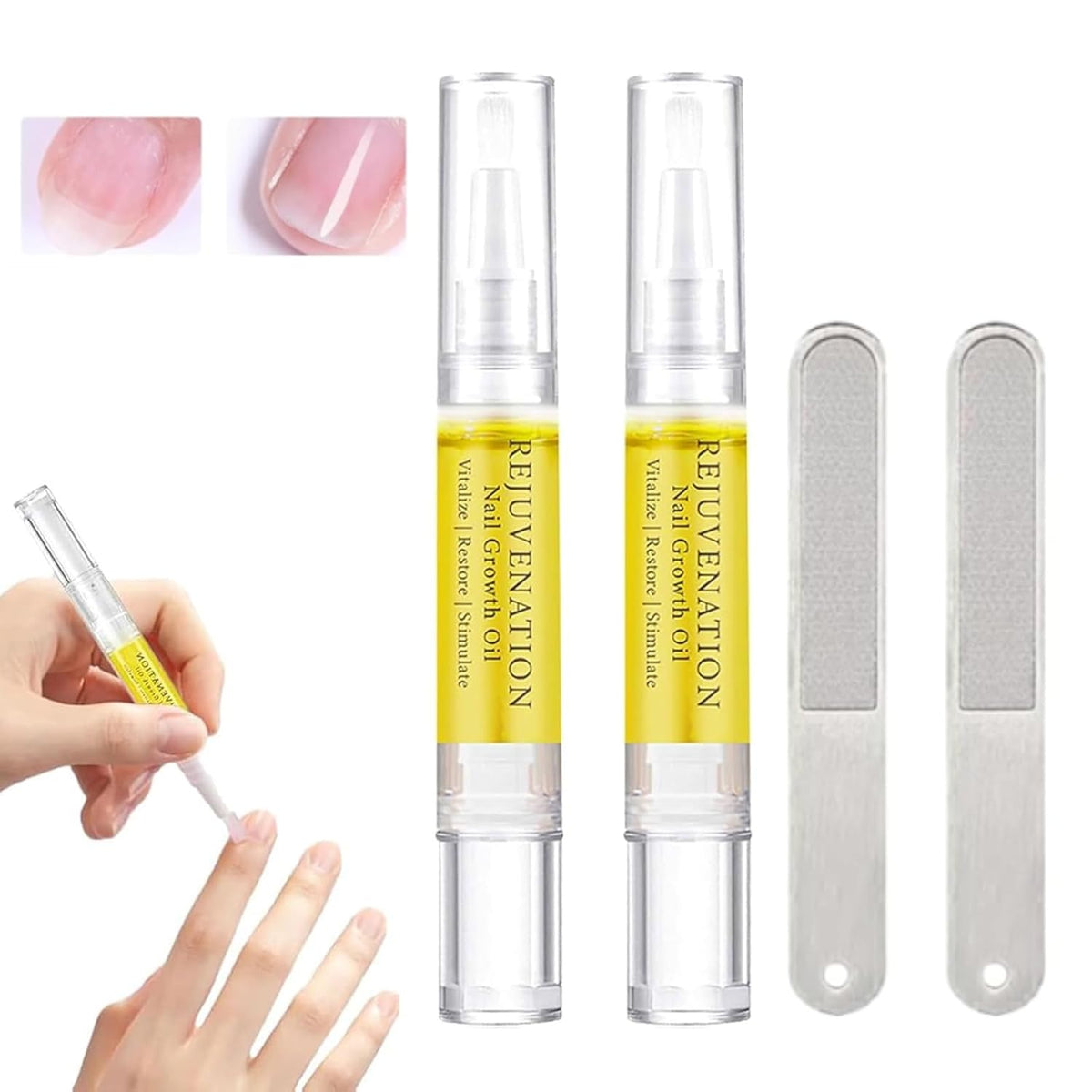 Fiorland Nail Growth Oil, Rejuvenation Nail Growth Oil, Instant Nail Repair, Rejuvenation Serum for
