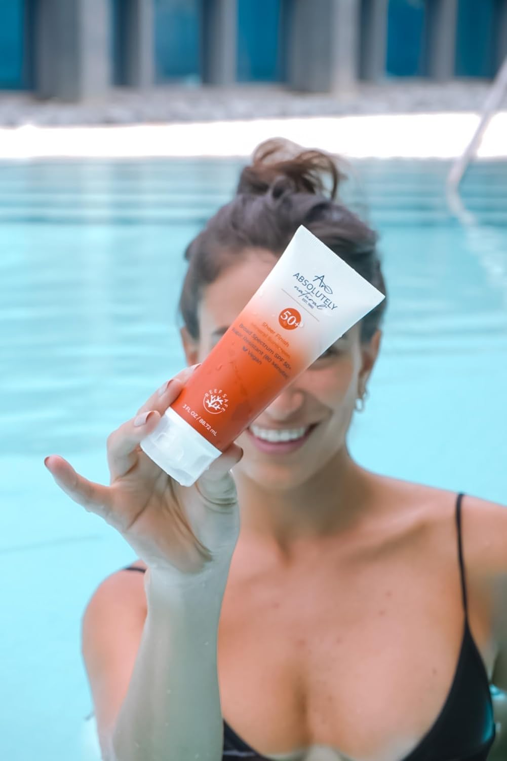 SPF 50+ Mineral Sunscreen Lotion - Anti-Aging Sunblock for Body & Face, Made with Rose Hips, Aloe