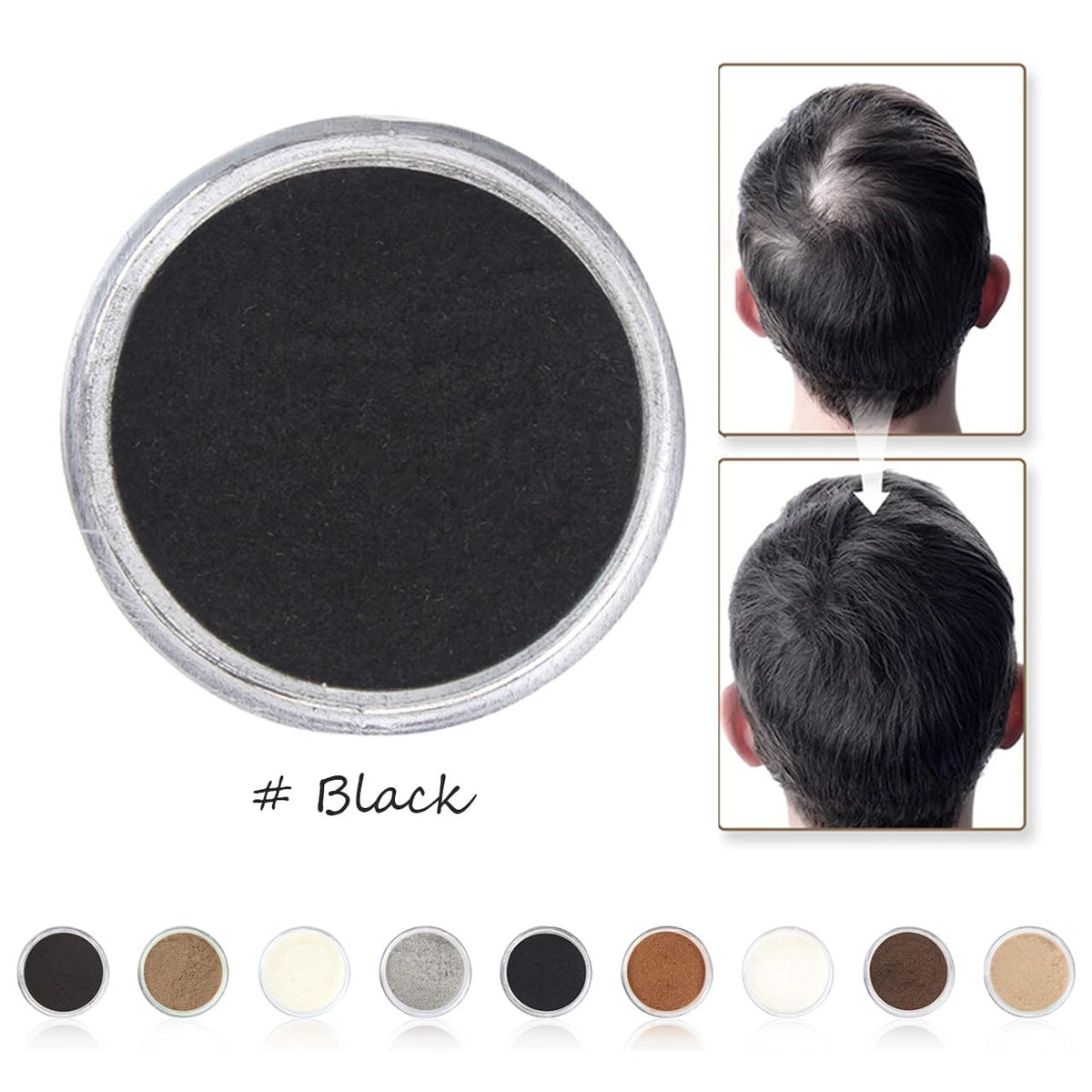 Hair Fibers for Thinning Hair for Women All-Natural Hair Building Fibers 0.98 Oz Hair Volume Powder