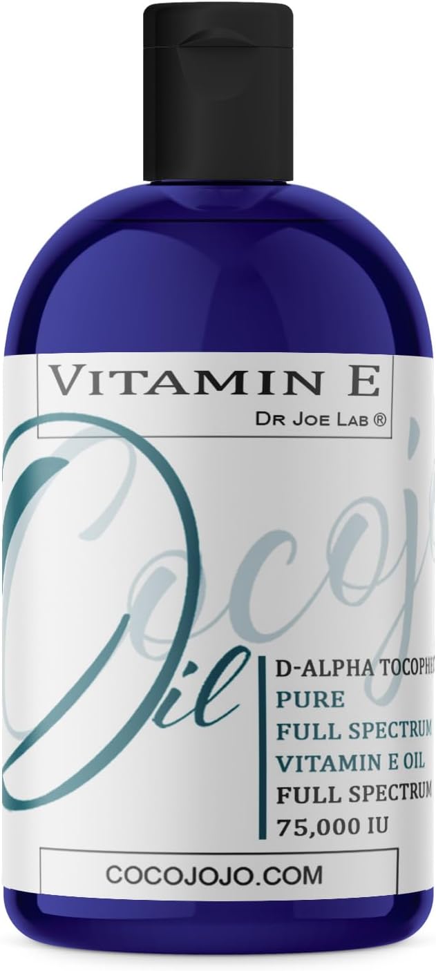 cocojojo Vitamin E Oil for Skin, Organic Vitamin E Oil for Hair, Face, Liquid Vitamin E, Vitamin E
