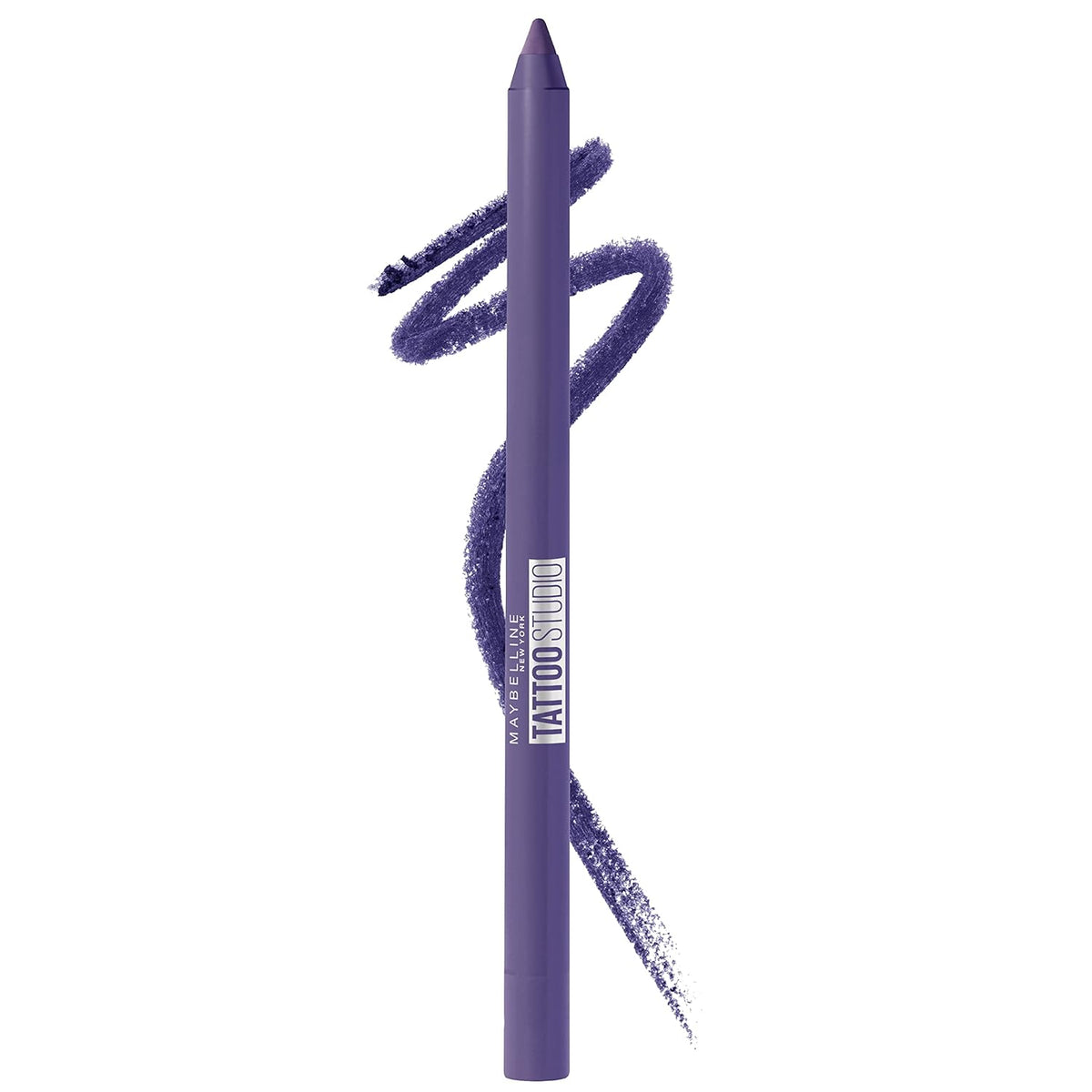 Maybelline TattooStudio Long-Lasting Sharpenable Eyeliner Pencil, Glide on Smooth Gel Pigments with