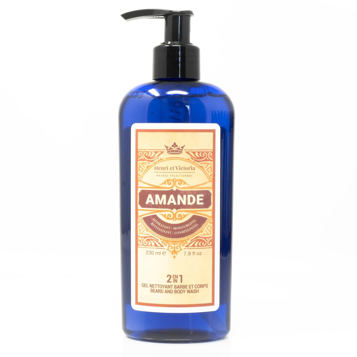 All in One Body and Beard Wash, Hair Shampoo & Body Wash - Enriched with Aloe Vera, Vitamin B5, Oat
