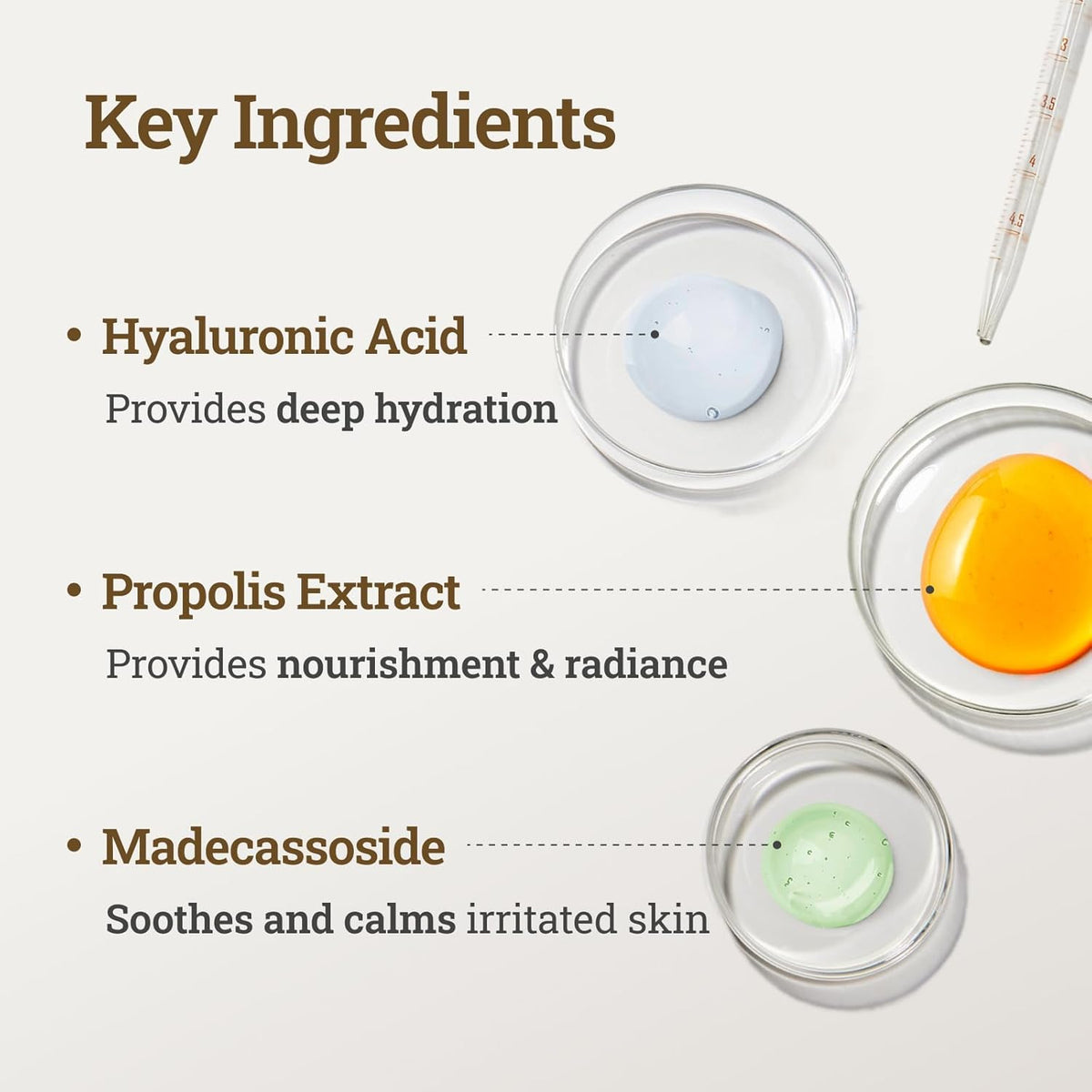 CNP Honey Glow Serum - Hyaluronic Acid & Propolis for Hydrating, Anti-Aging, Centella Soothing