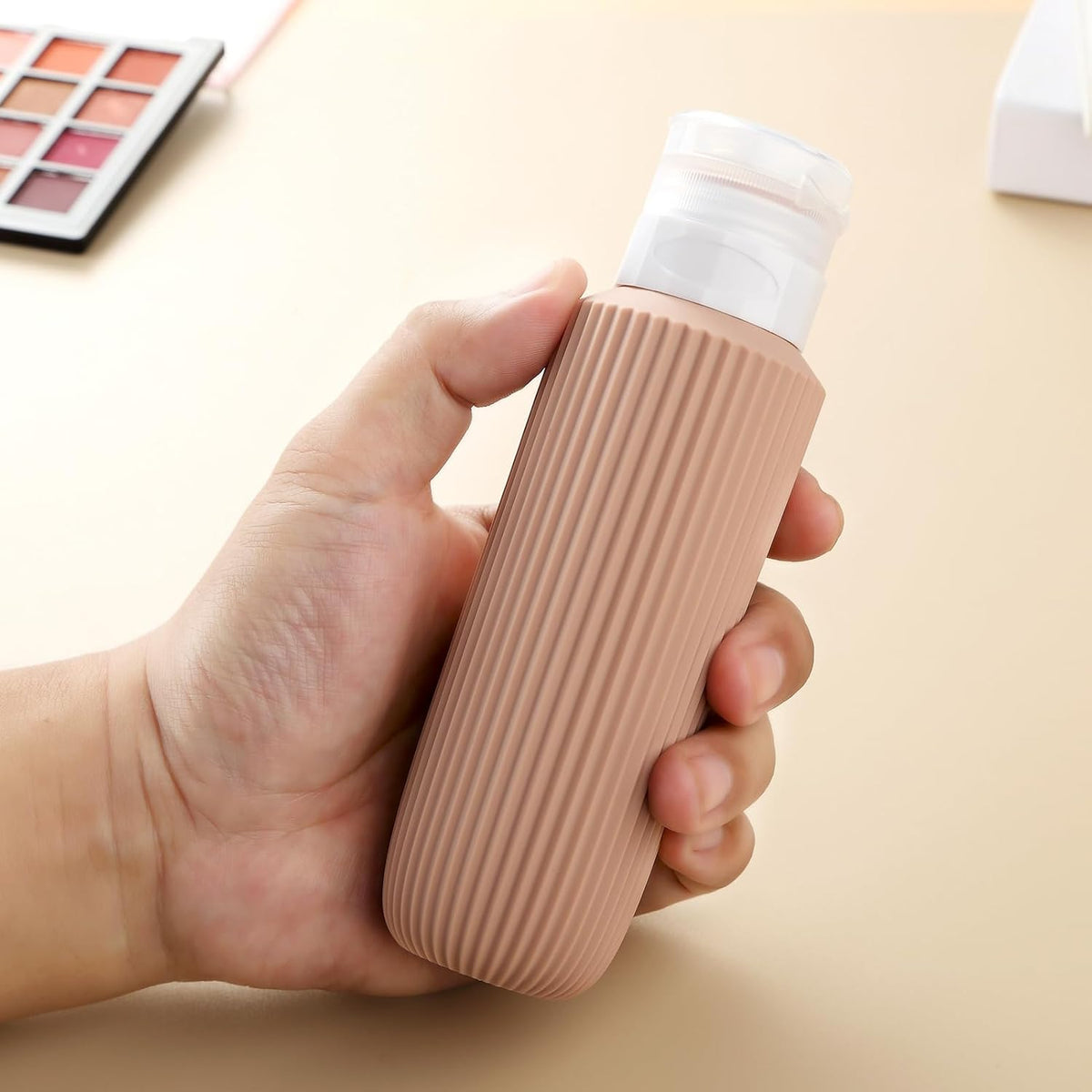 16 Pack Travel Bottles for Toiletries, Large 6oz Silicone Travel Containers jar for Toiletries