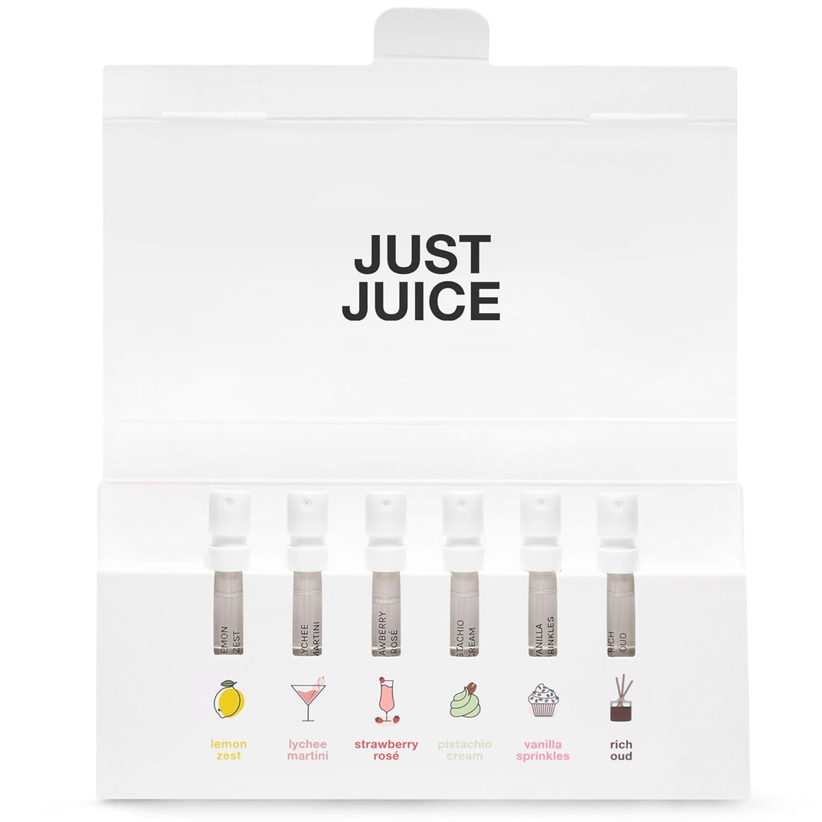 Just Juice Discovery Set - Mini Perfumes for Women and Men - Fruity, Floral, Gourmand Men's and