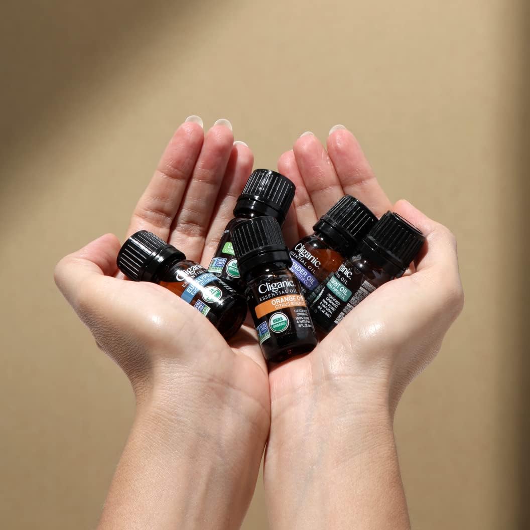 Cliganic in The Wild Essential Oil Blend - Organic, Natural Aromatherapy Oil for Diffuser Steam
