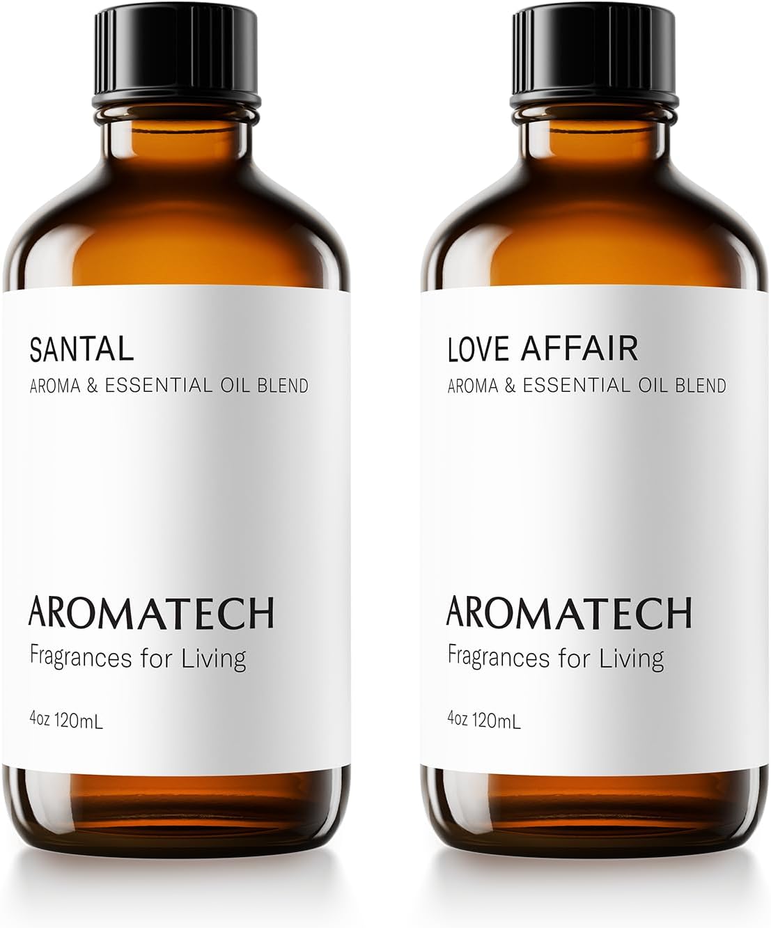 AromaTech Santal & Love Affair Set | Aroma Diffuser Essential Oils Blend of Santal Cardamom