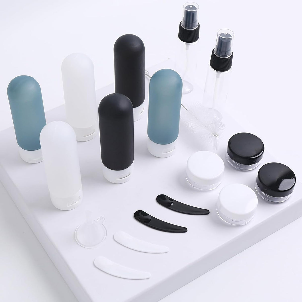 20 Pack Travel Bottles Set for Toiletries TSA Approved Leak Proof Travel Size Containers Kit
