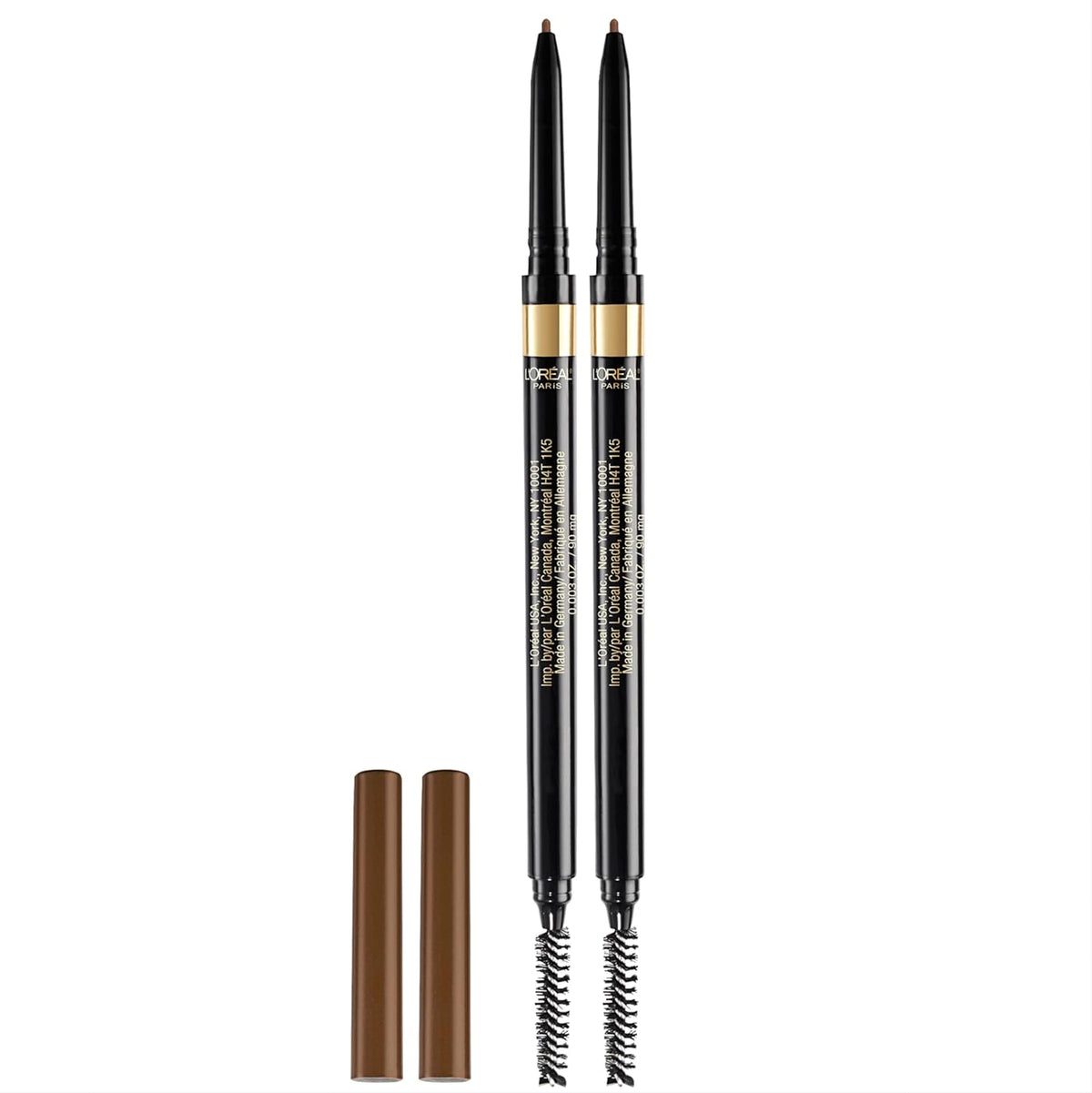 L'Oreal Paris Makeup Brow Stylist Definer Waterproof Eyebrow Pencil, Ultra-Fine Mechanical Pencil