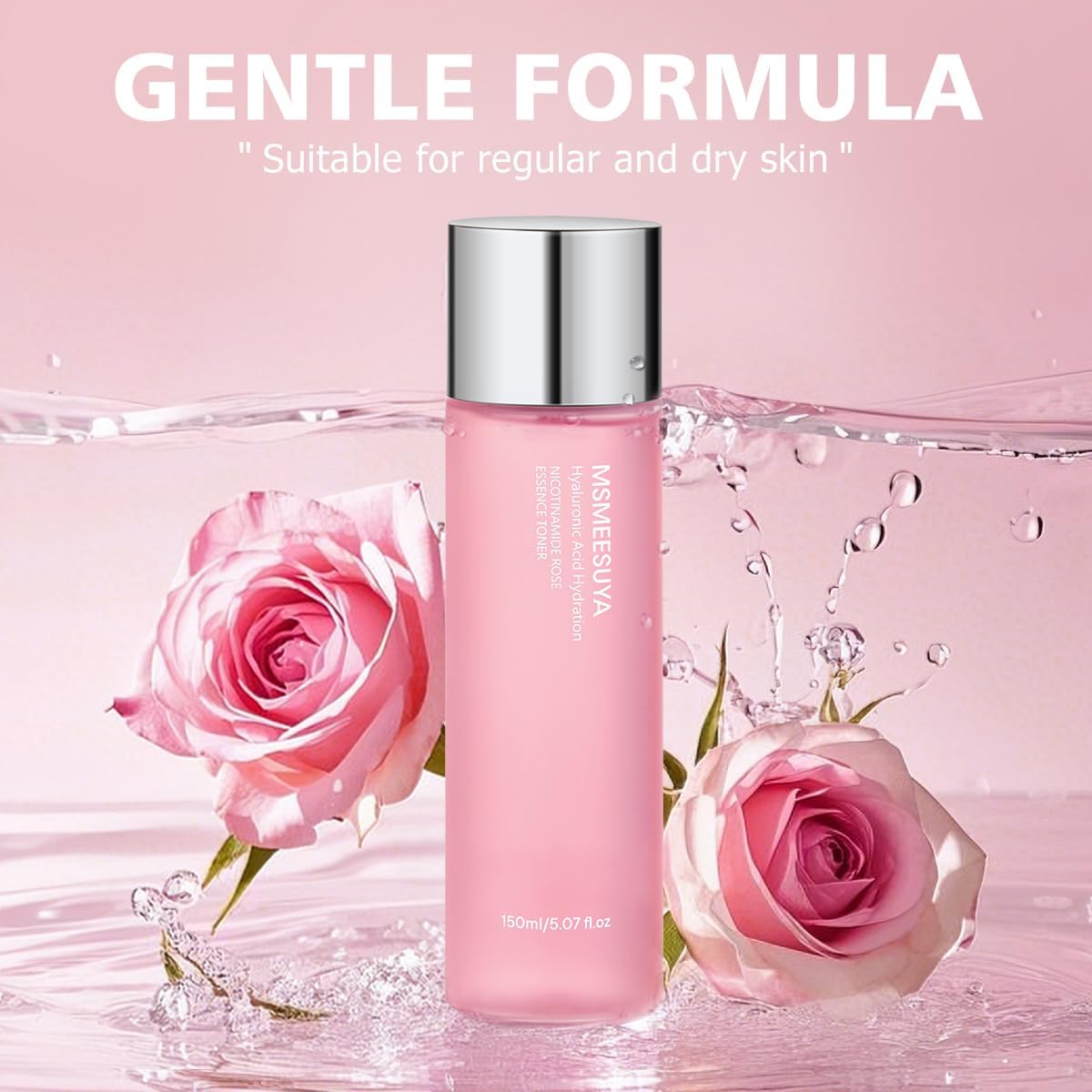 Nicotinamide Rose Essence Toner, with Rose Extract, Moisturizing, A Fresh and Delicate Feel