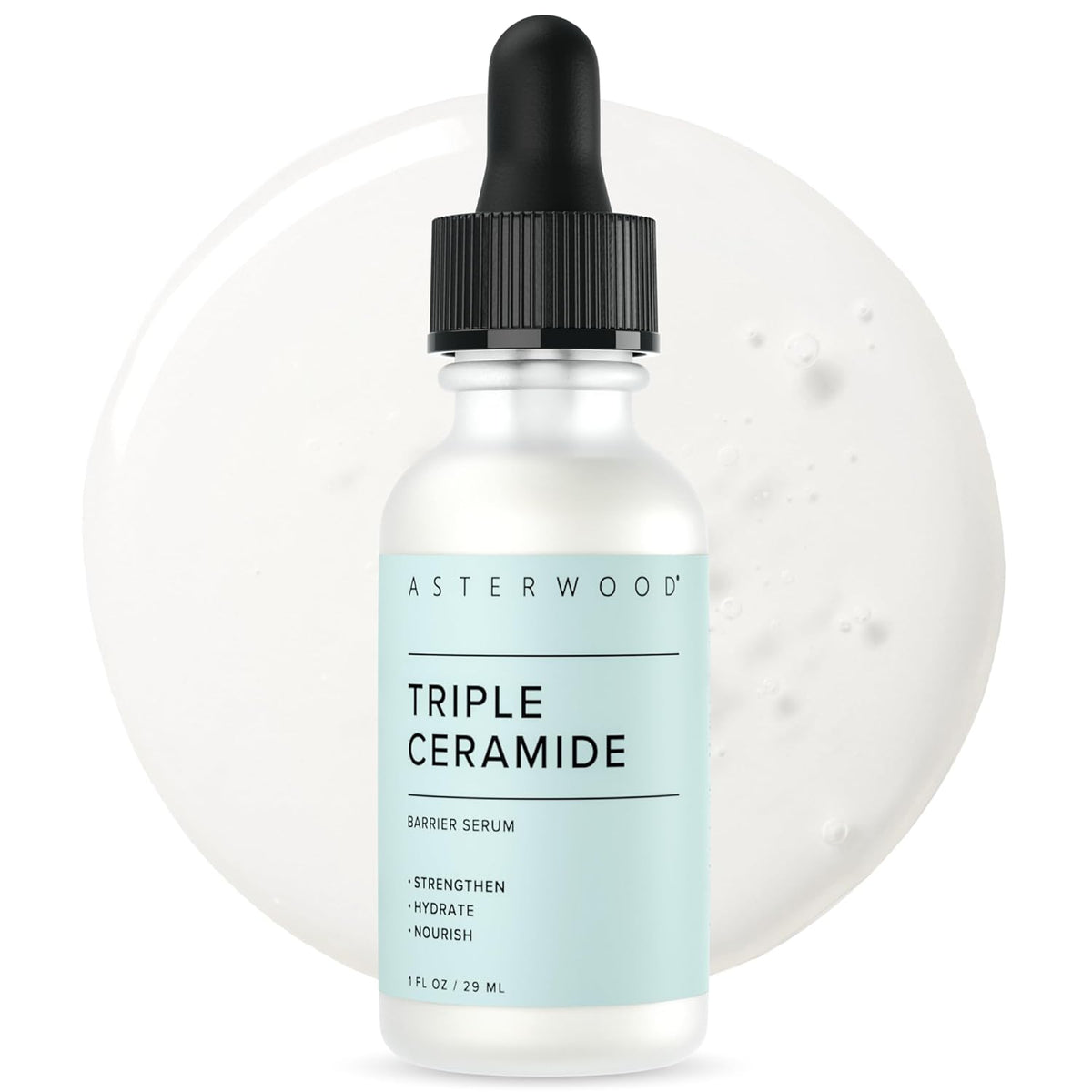 Asterwood Triple Ceramide Barrier Repair Serum - Hydrating, Calming, & Barrier-Restoring Skin