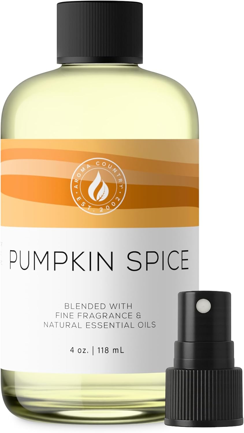 Aroma Country Pumpkin Spice Diffuser Oil - Luxury Essential Oils for Diffuser Refill & Air