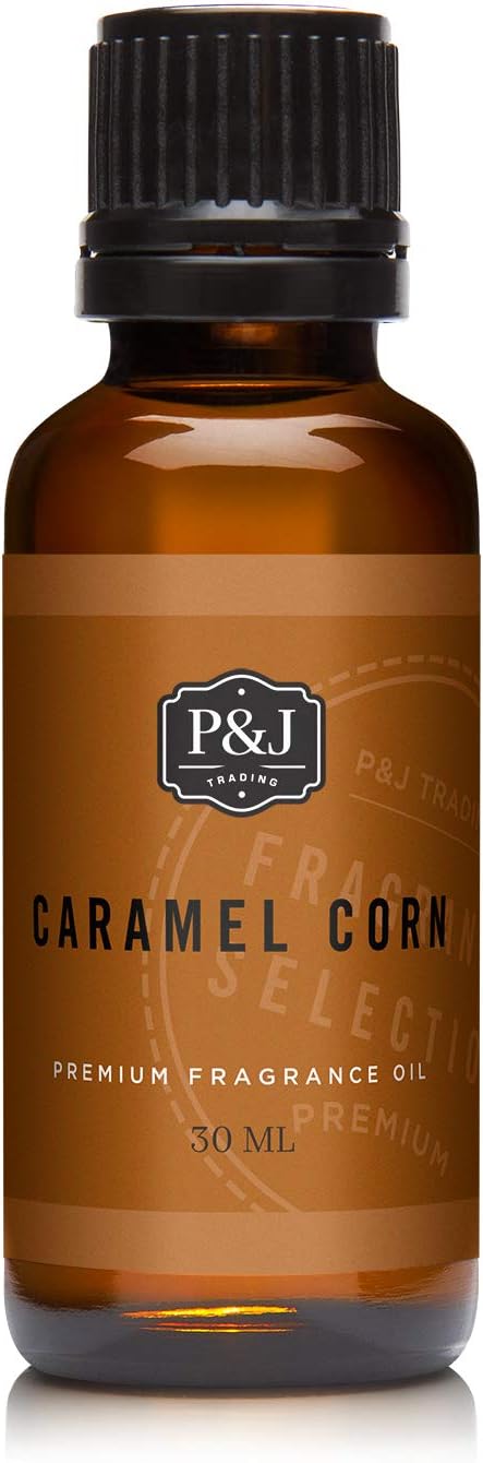 P&J Trading - Caramel Corn Scented Oil 30ml - Fragrance Oil for Candle Making, Soap Making