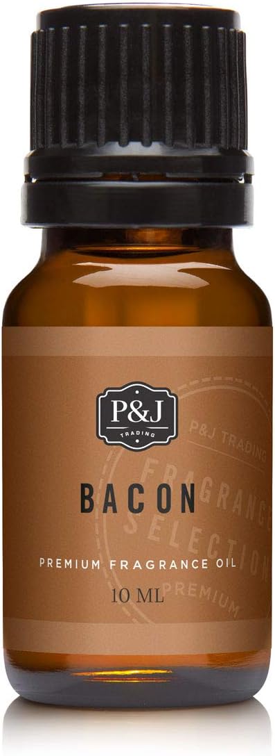 P&J Trading Fragrance | Bacon Oil 10ml - Candle Scents for Candle Making, Freshie Scent, Soap