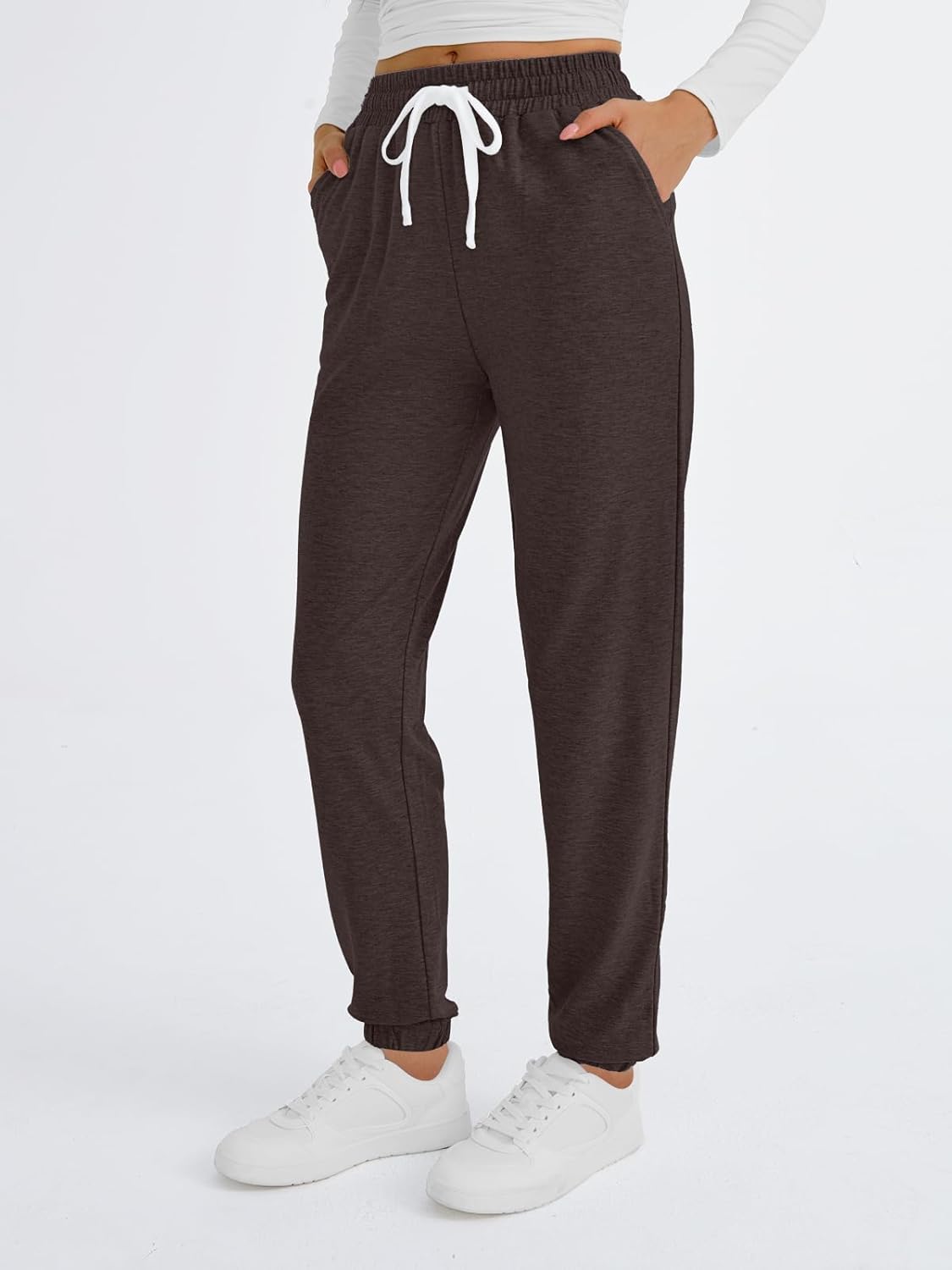 AUTOMET Sweatpants Women with Pockets Lounge Pajama Travel Pants Work Joggers Fall Clothes Winter