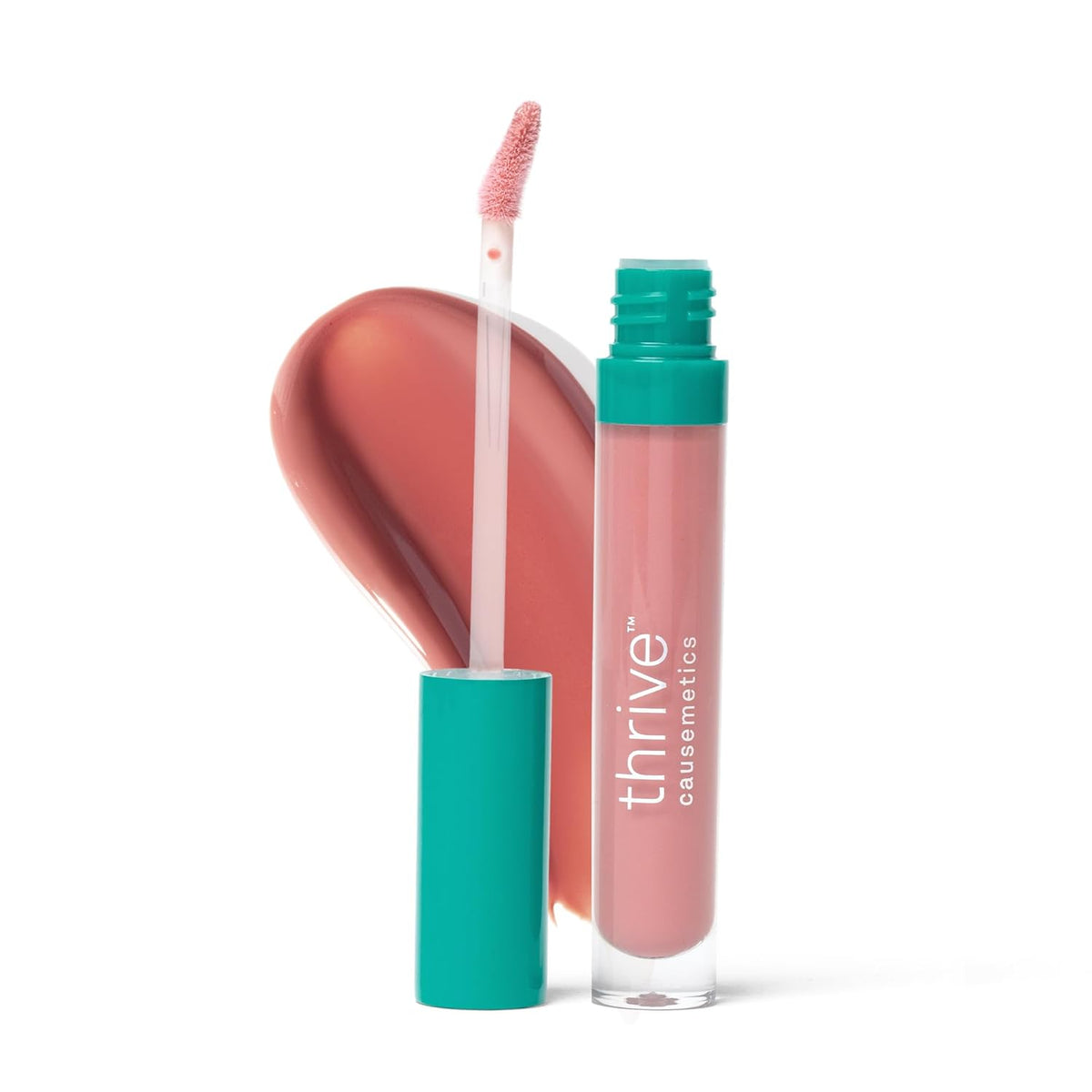 Thrive Causemetics Sheer Strength Lip Plumping Peptide Gloss, Lip Plumper with Vitamin E, Peptides
