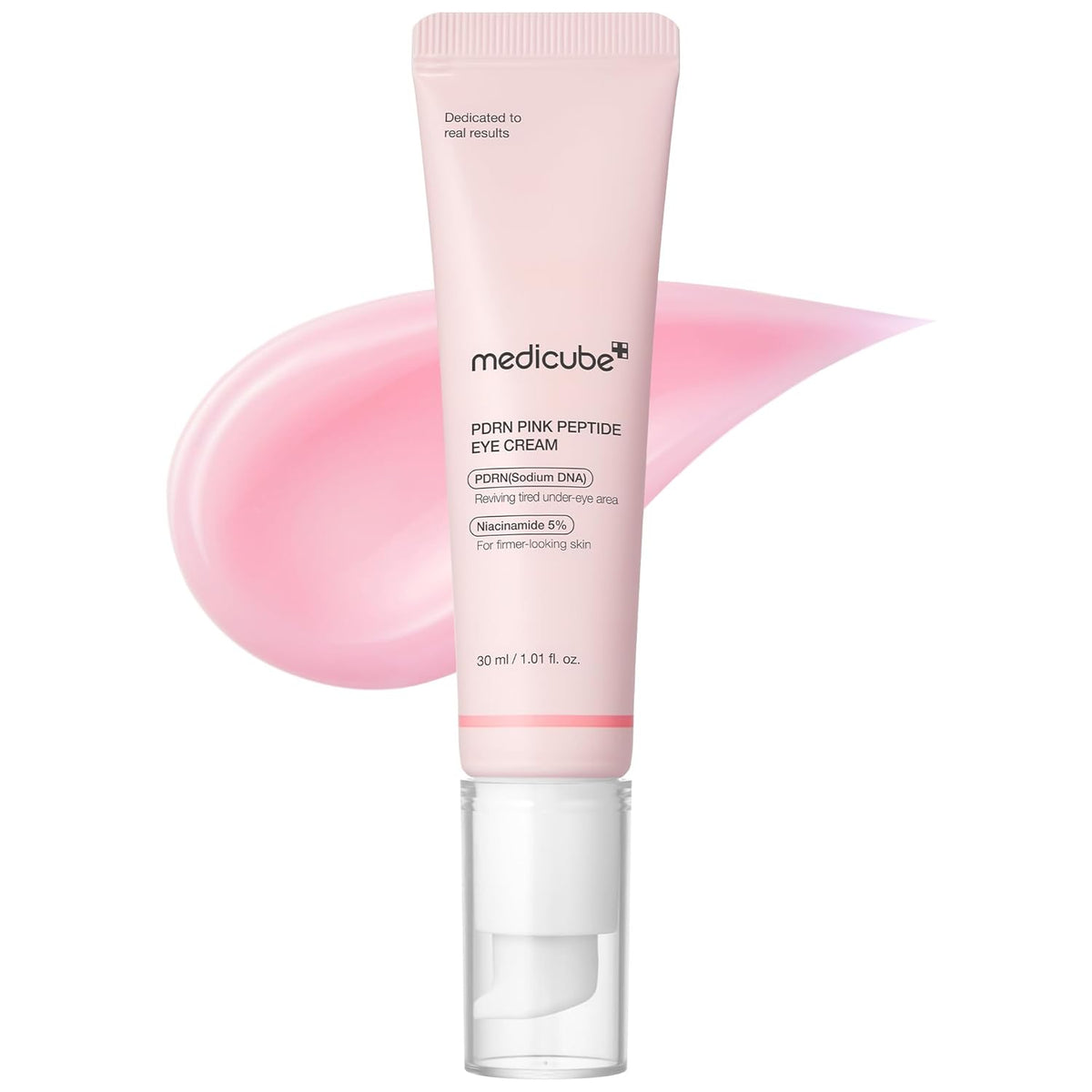 medicube Salmon DNA PDRN Pink Peptide Eye Serum with Niacinamide and 99% Purity Retinol for Fine