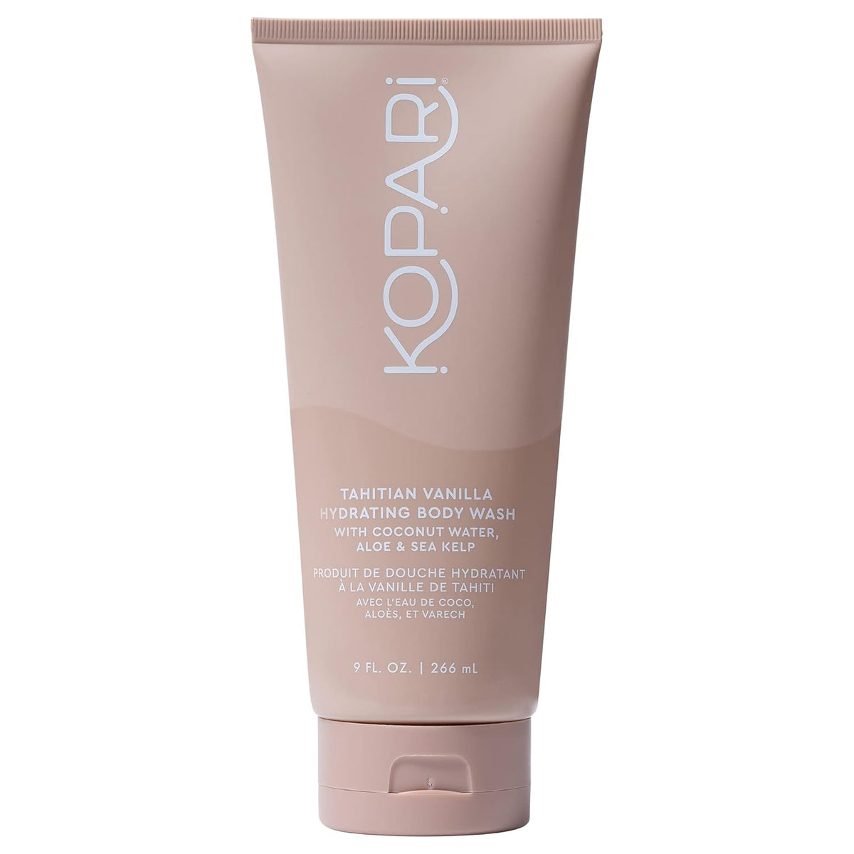 Tahitian Vanilla Hydrating Body Wash with Coconut Water, Aloe & Sea Kelp | Cleanses Without