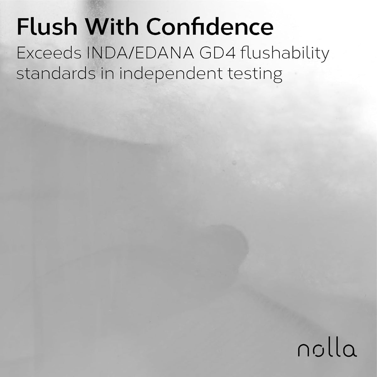 Nolla Flushable Wipes Travel Packs, 100% Plant-Based, Plastic-Free and Biodegradable - Unscented +