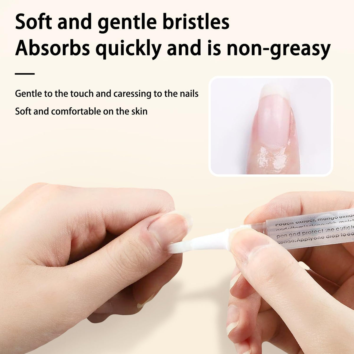 2pcs Cuticle Oil Pen Nourishing for Nails Hydrating Nail Cuticle Oil Pen and Cuticles Moisturizing