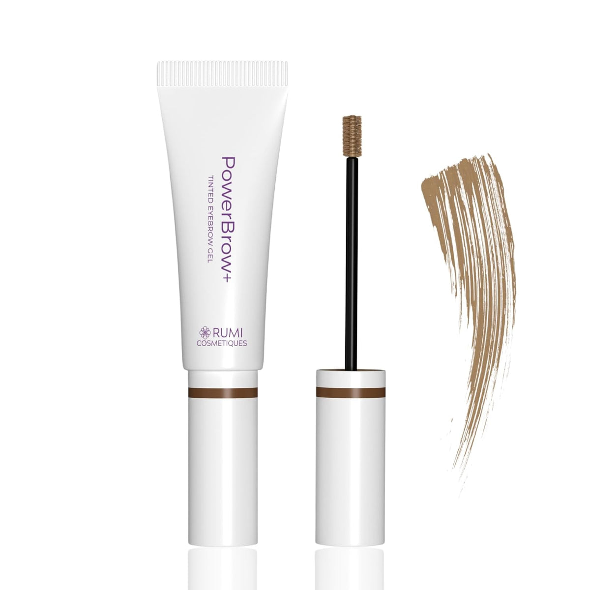 PowerBrow+ Tinted Eyebrow Gel For Older Women - Defines, Fills, Thickens Brows - 2-in-1 Formula