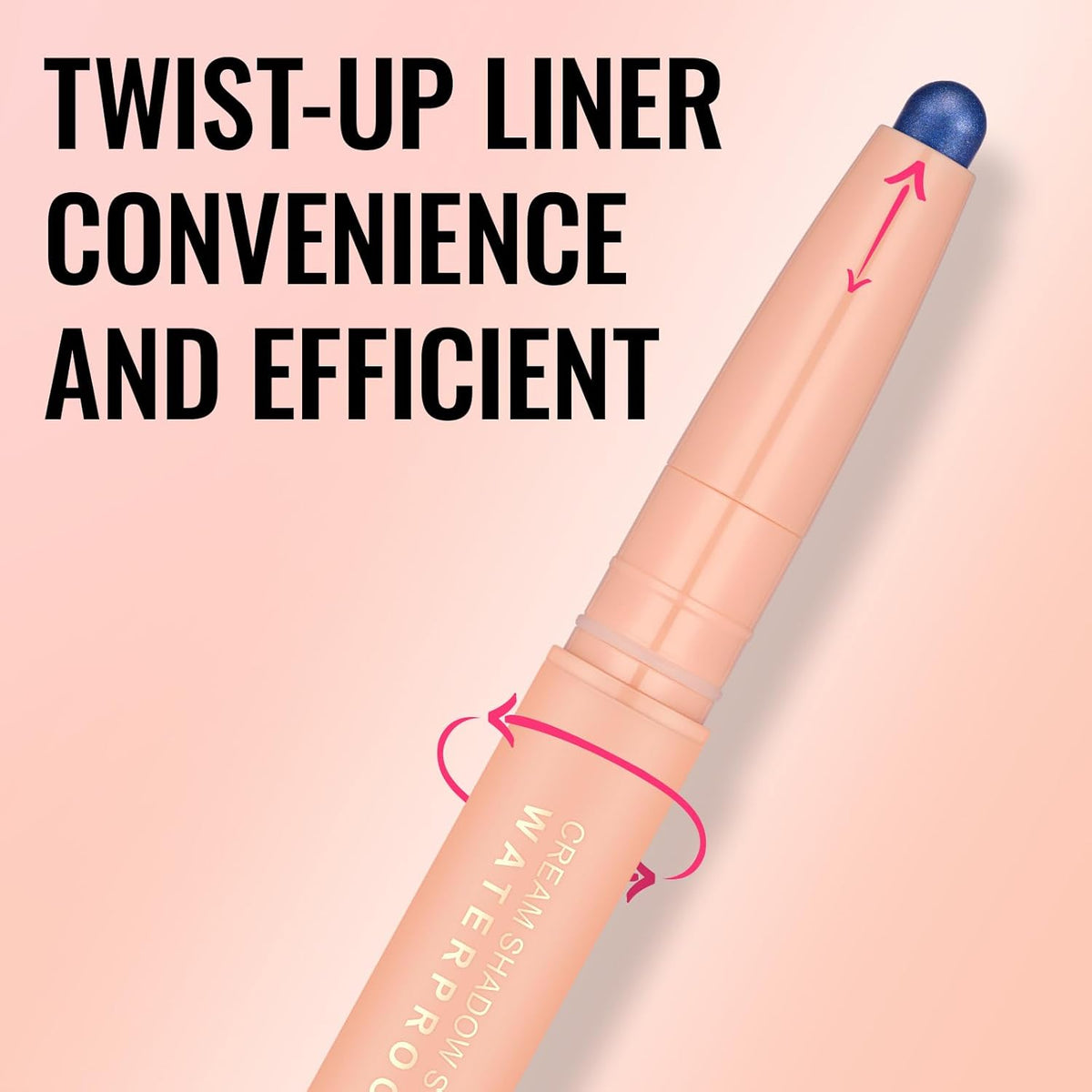 Oulac Waterproof Eye Shadow Stick Smooth and Long Lasting, Shimmering Glitter Finish, Blendable
