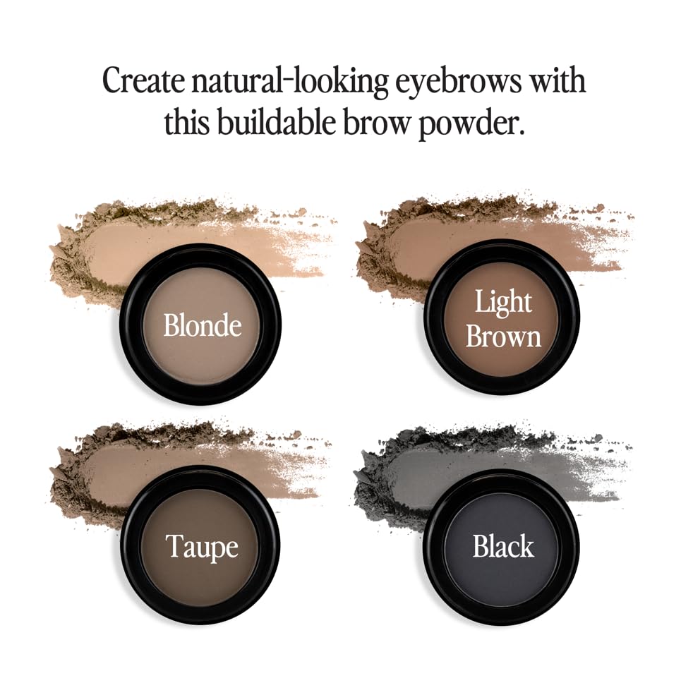 bdb Eyebrow Powder & Definer Brush - Long-Lasting, Fuller & Fluffier Brows, Spoolie for Precision