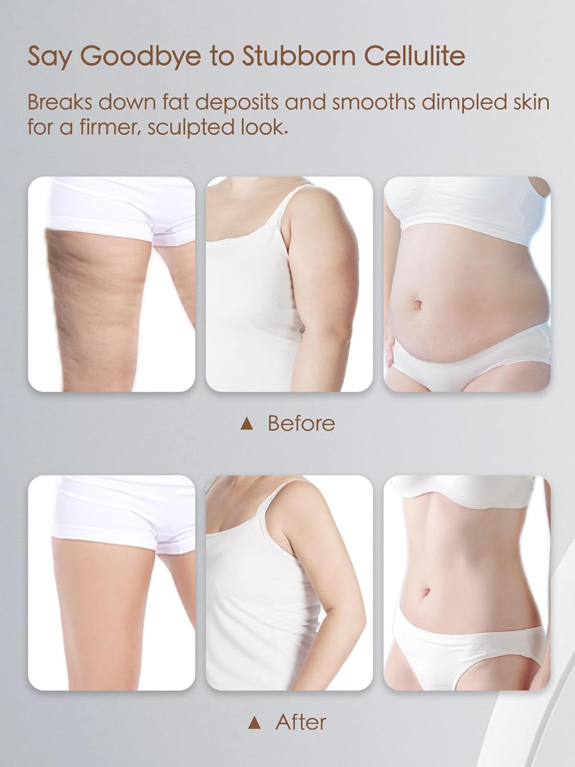 Lymphatic Drainage Massager & Anti Cellulite Massage Tool, Helps Reduce Stretch Marks & Cellulite