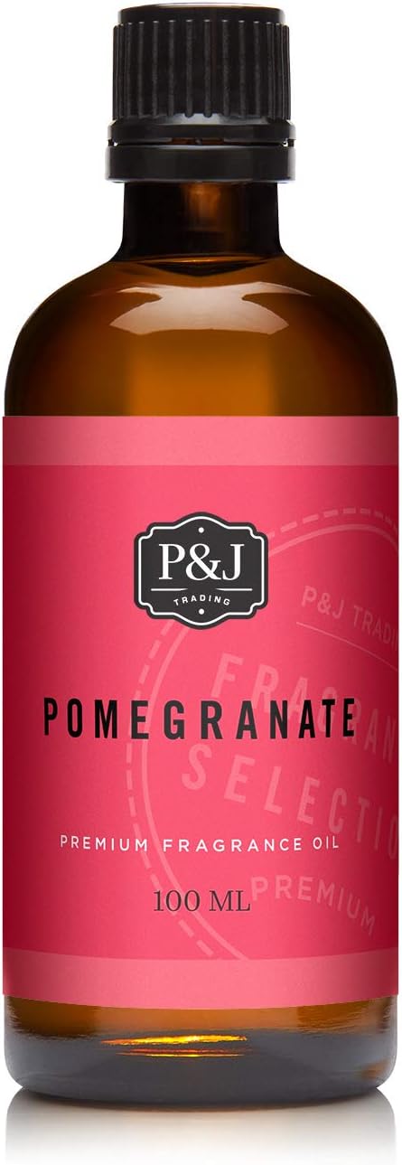 P&J Trading Fragrance Oil | Pomegranate Oil 100ml - Candle Scents for Candle Making, Freshie
