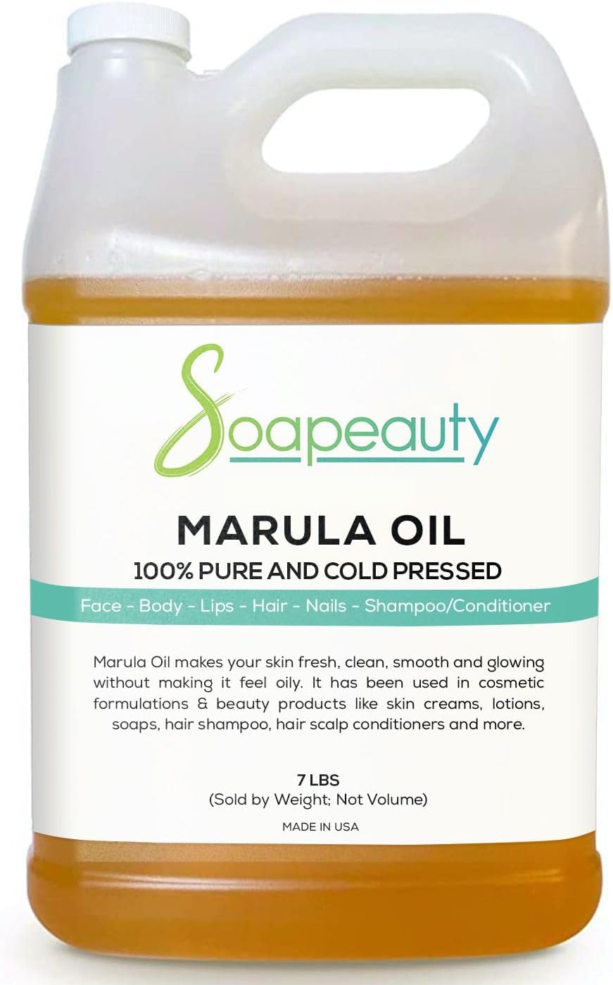 Soapeauty Marula Oil 100% Pure & Natural, Cold Pressed, Rich in Vitamin E & Omega Fatty Acids |