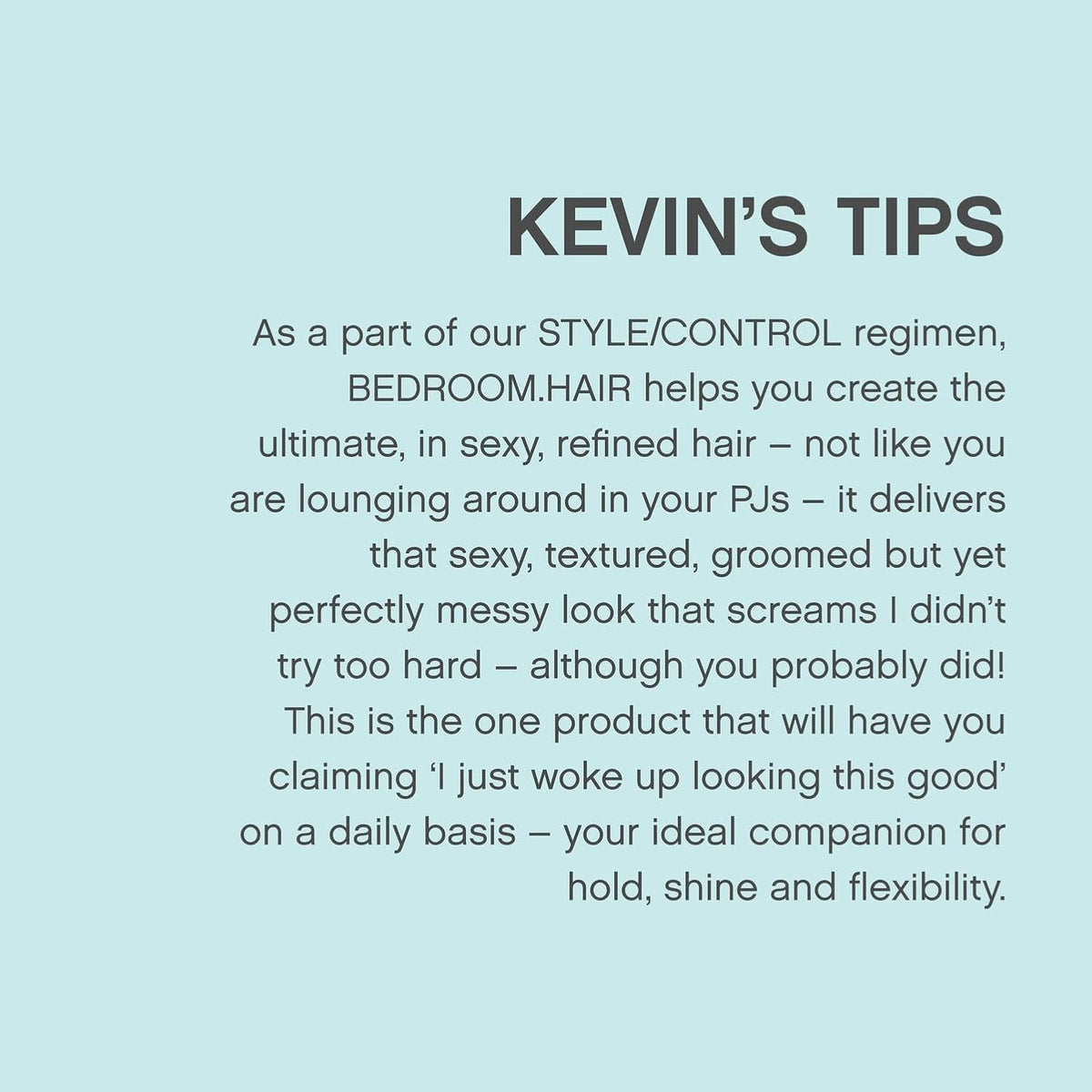KEVIN.MURPHY BEDROOM.HAIR - Flexible Texturising Hair Spray - For All Hair Types - Hair Care for