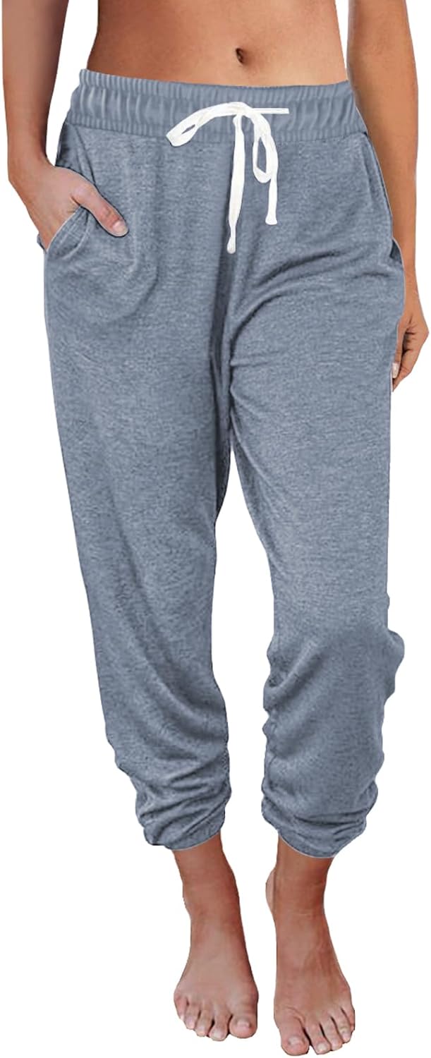 AUTOMET Sweatpants Women with Pockets Lounge Pajama Travel Pants Work Joggers Fall Clothes Winter