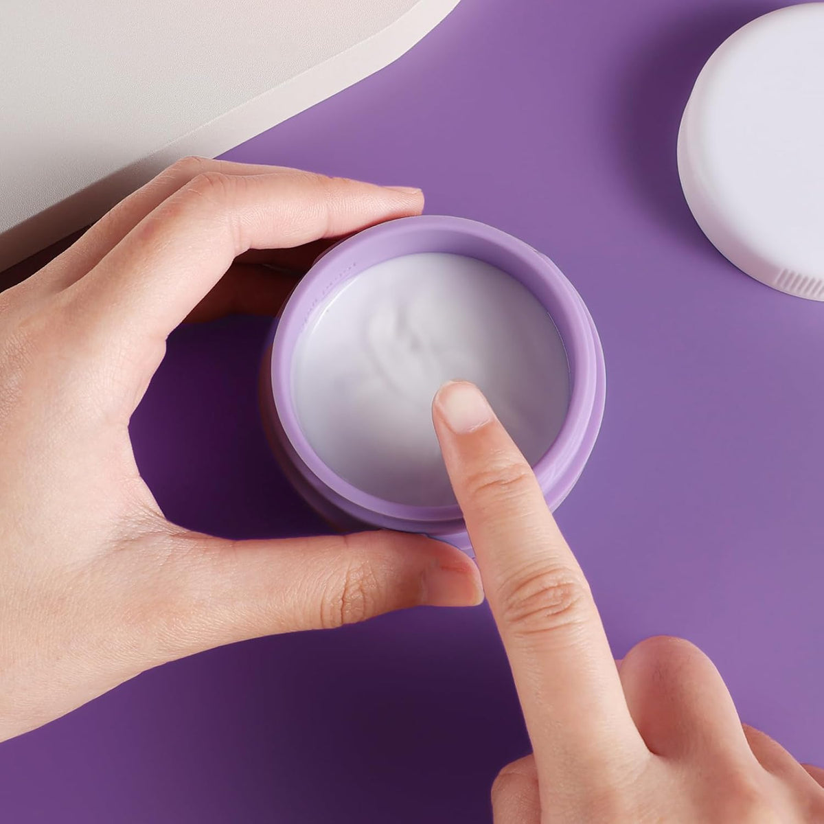 Travel Containers for Toiletries, Silicone Cream Jars BPA-Free, Leak-proof 1.35oz Travel Size