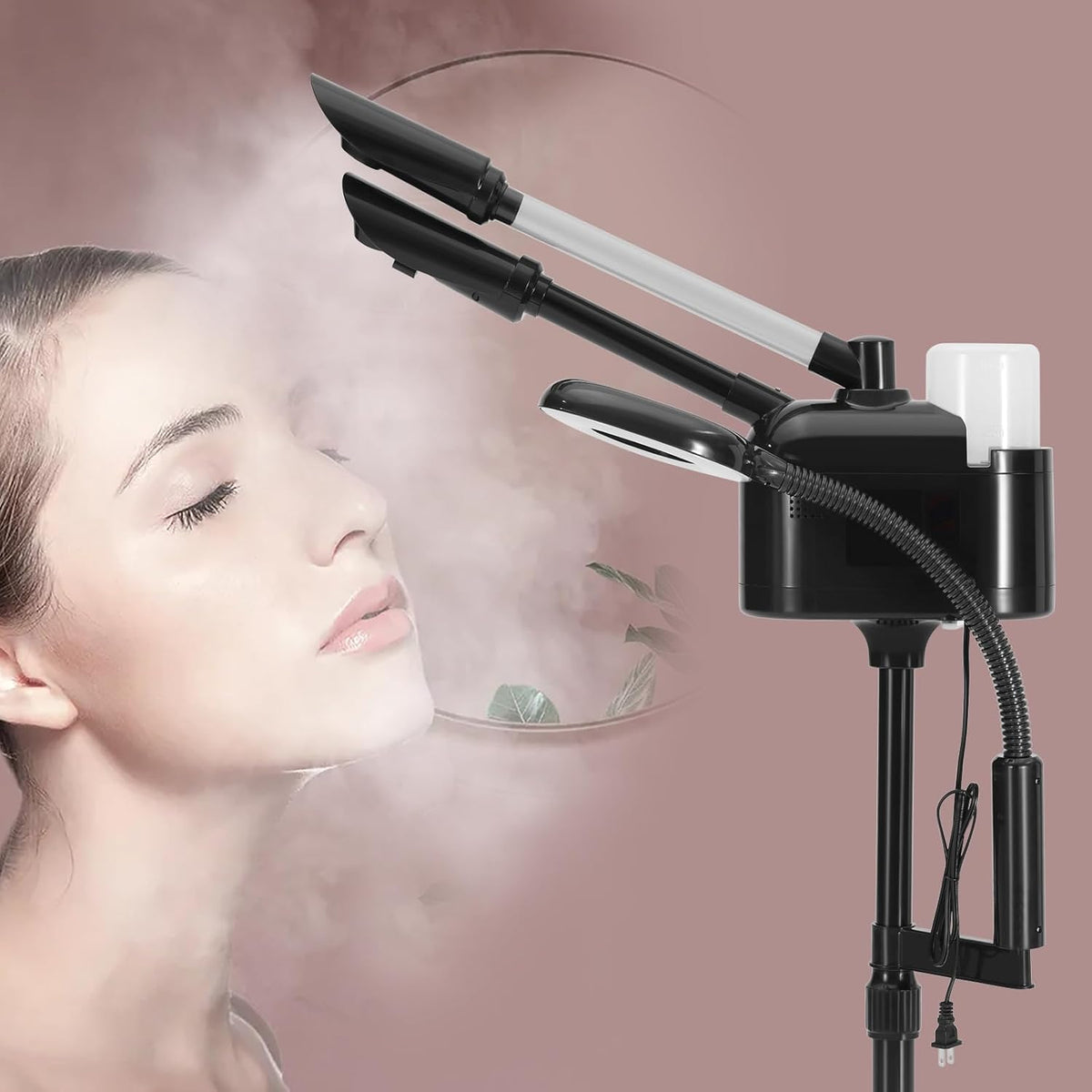 Artist hand Professional 3 in 1 Facial Steamer Upgrade Esthetician Steamer with hot & Cold Nozzle