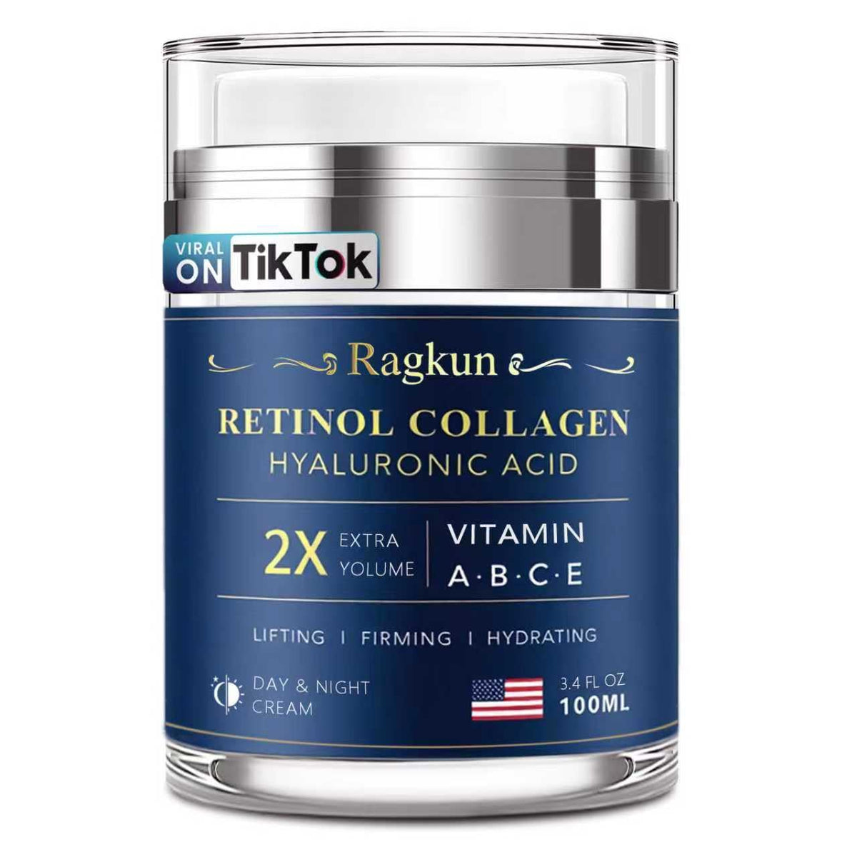 Retinol Cream for Face, Collagen Neck Creams for Tightening and Firming, Anti Aging Day & Night