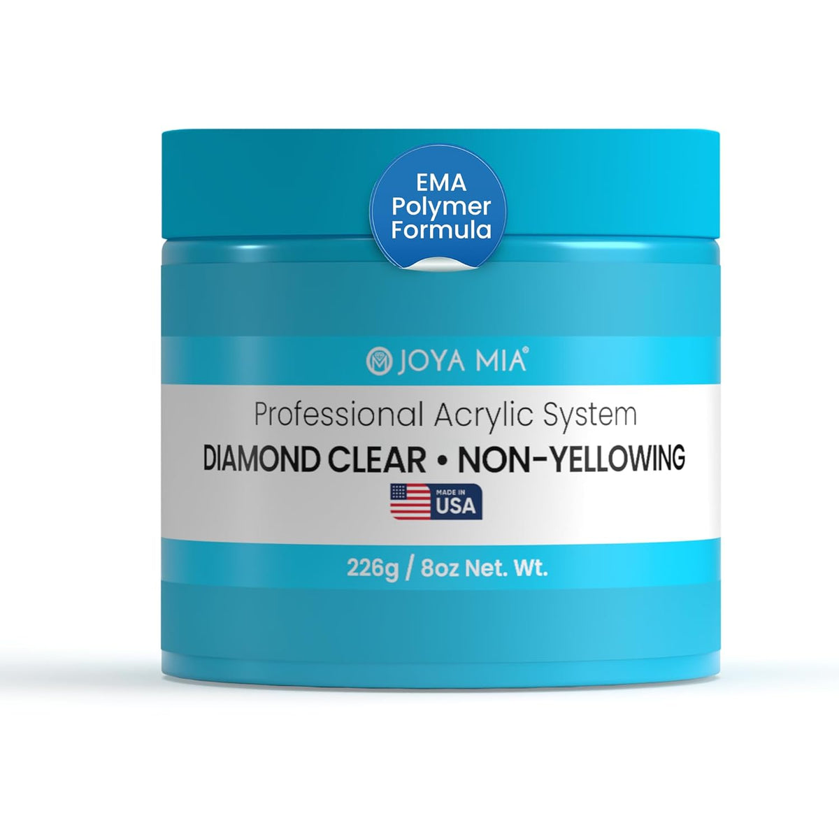 Joya Mia Acrylic Powder for Nails, MMA-Free, Super Adhesion Professional Powder for Flawless &