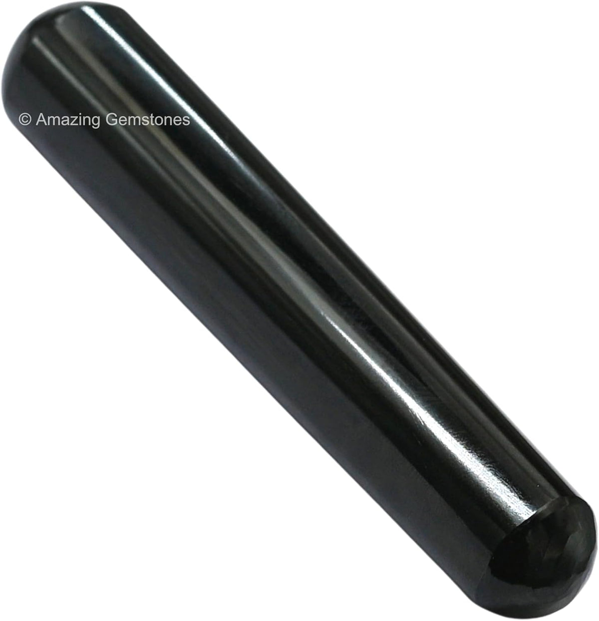 Amazing Gemstone Black Agate Crystal Wand Massage Stick - Pelvic Wand Gua Sha for Adults - Crystals