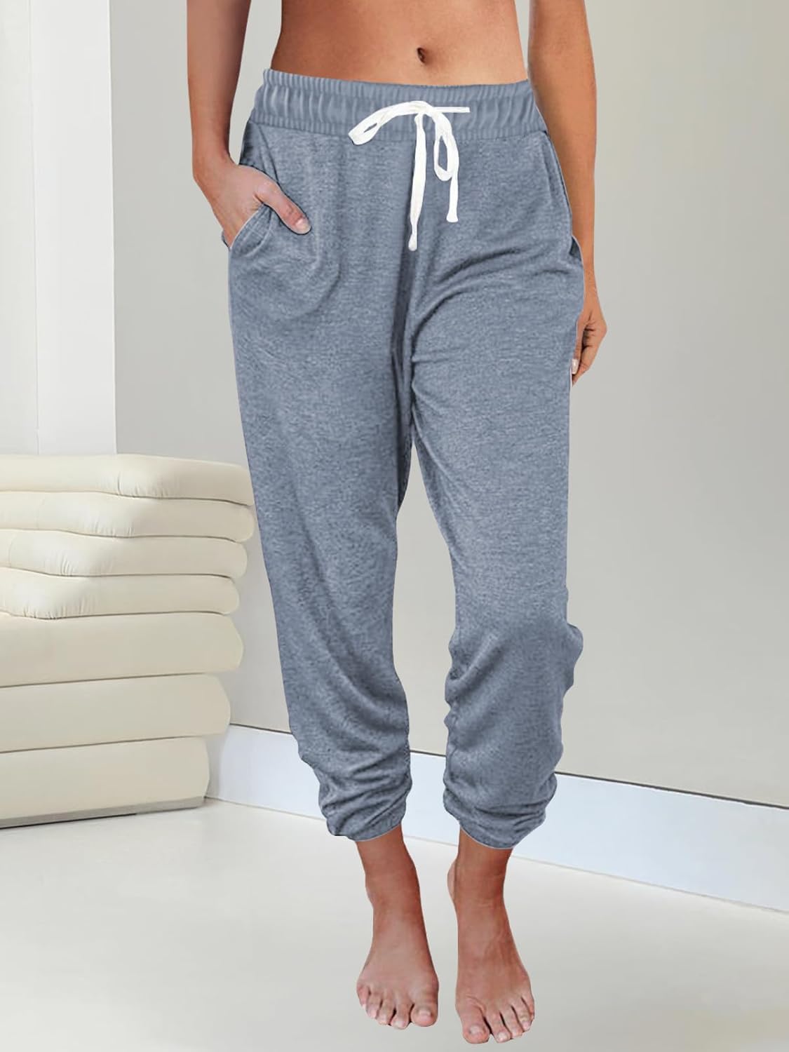 AUTOMET Sweatpants Women with Pockets Lounge Pajama Travel Pants Work Joggers Fall Clothes Winter