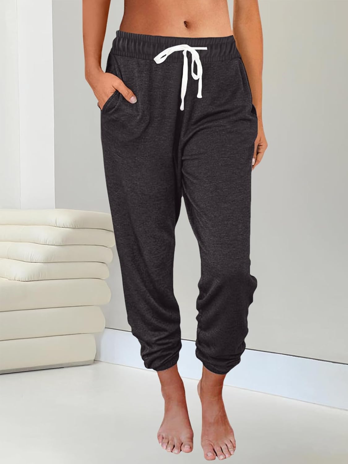 AUTOMET Sweatpants Women with Pockets Lounge Pajama Travel Pants Work Joggers Fall Clothes Winter