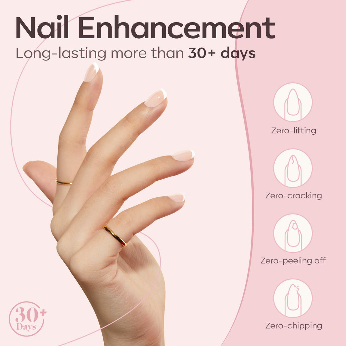 modelones Builder Nail Gel, 8-in-One Cover Nude Builder, LED Lamp Cured Thickening Apex Building