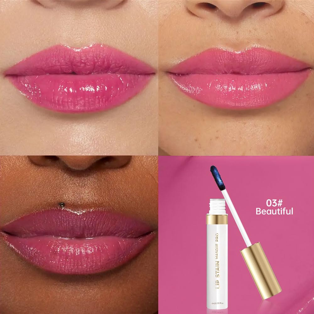 Lip Stain Peel Off – Long Lasting Waterproof Lip Tint, Smudge Proof Transfer Resistant Lip Stains
