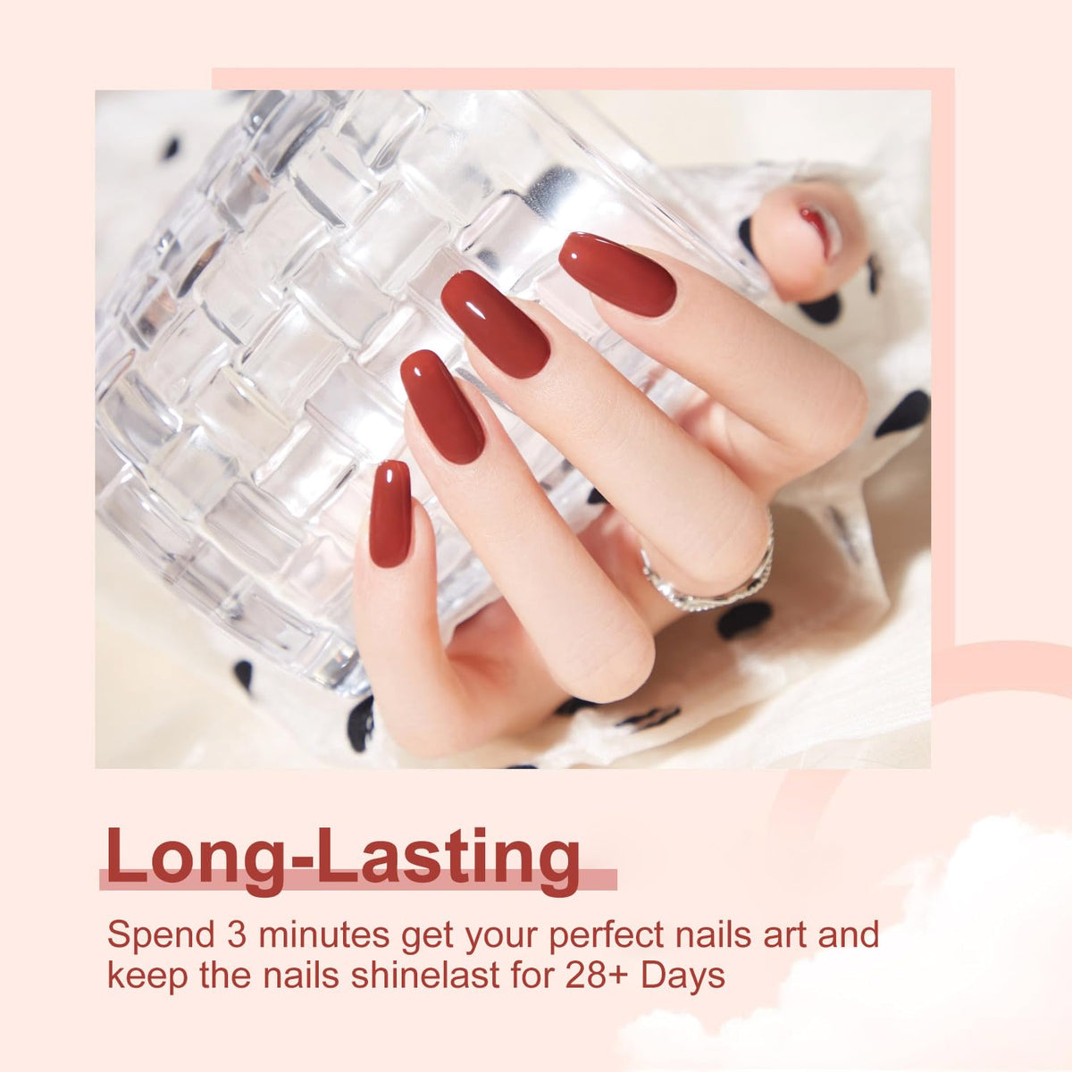 Major Dijit Quick Dry Nail Polish Brown Summer Nail Lacquer for Nail Art Regular Nail Polish 0.41