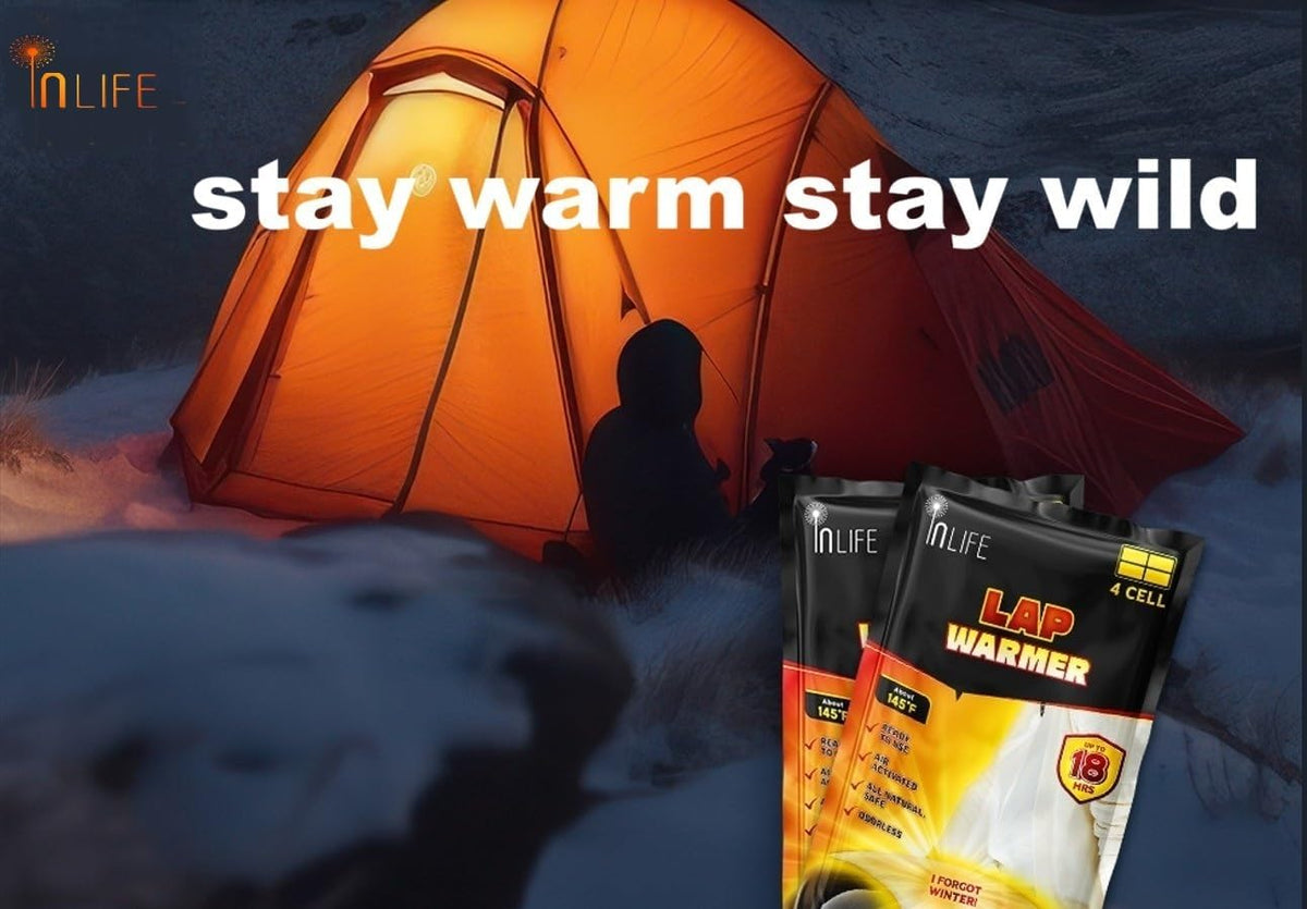 InLife Super Warmer for Lap and Body, All Natural & Safe, Bigger & Wider Area Covered, Higher