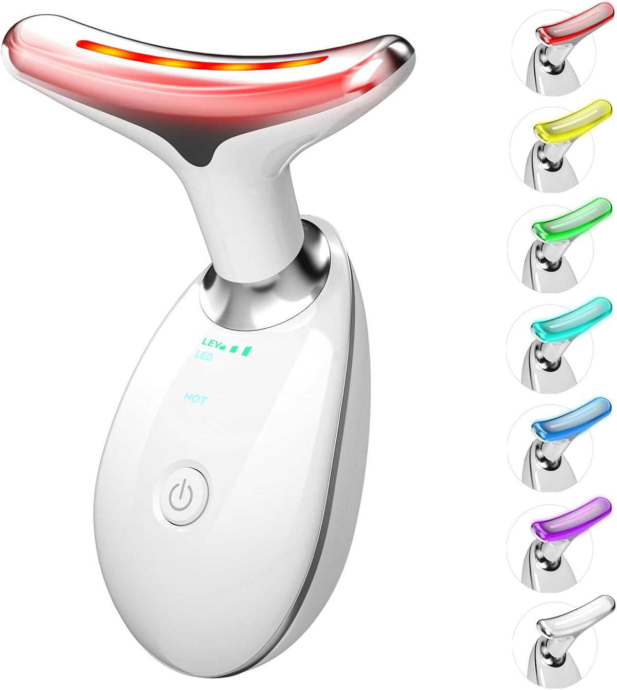 7 in 1 Face Massager Tool, Red Light Therapy for Face and Neck, Red Light Therapy Wand, Face Neck