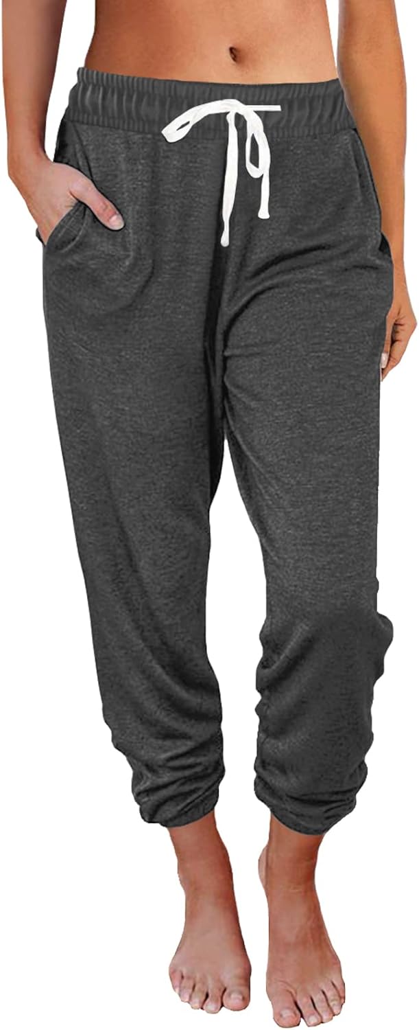 AUTOMET Sweatpants Women with Pockets Lounge Pajama Travel Pants Work Joggers Fall Clothes Winter